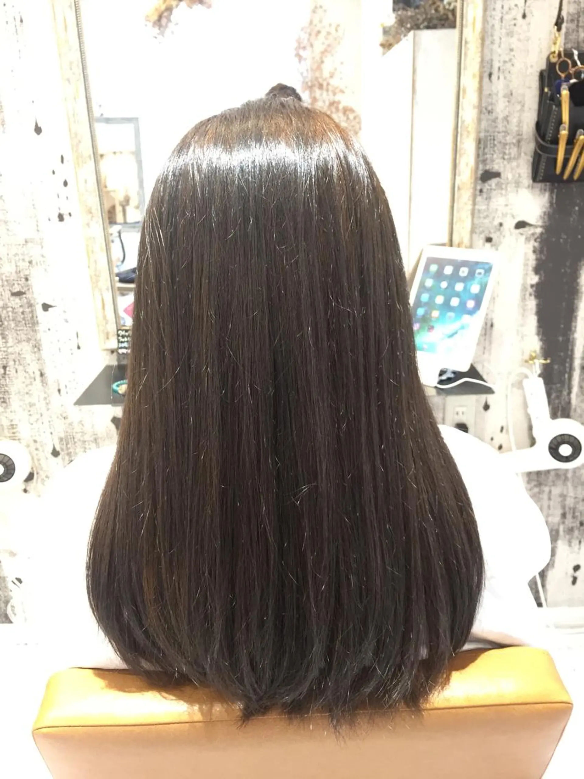 ロング カラー 外国人風カラー トリートメント 【店長】木内 千晶のヘアスタイル
