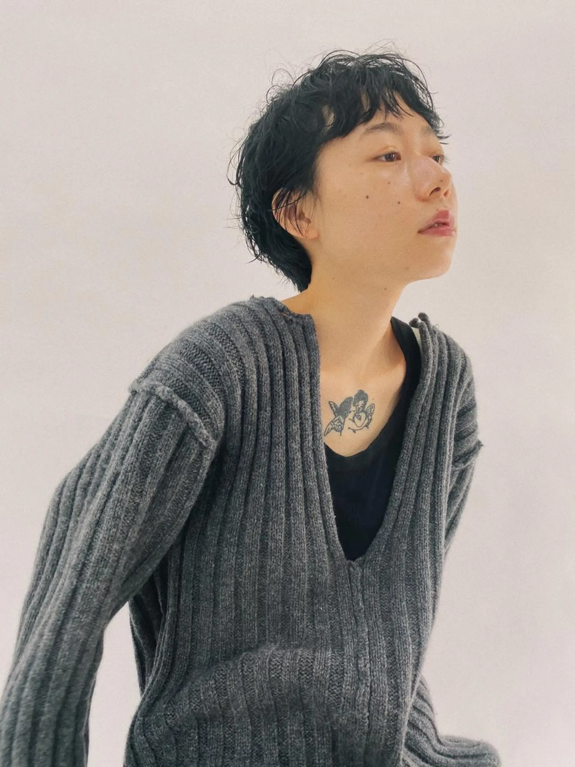 ショート パーマ ヘアアレンジ ショートヘア スパイラルパーマ カット パーマ トリートメント ヘアセット stand所属・ニュアンスヘア🌔 nanakoのヘアスタイル