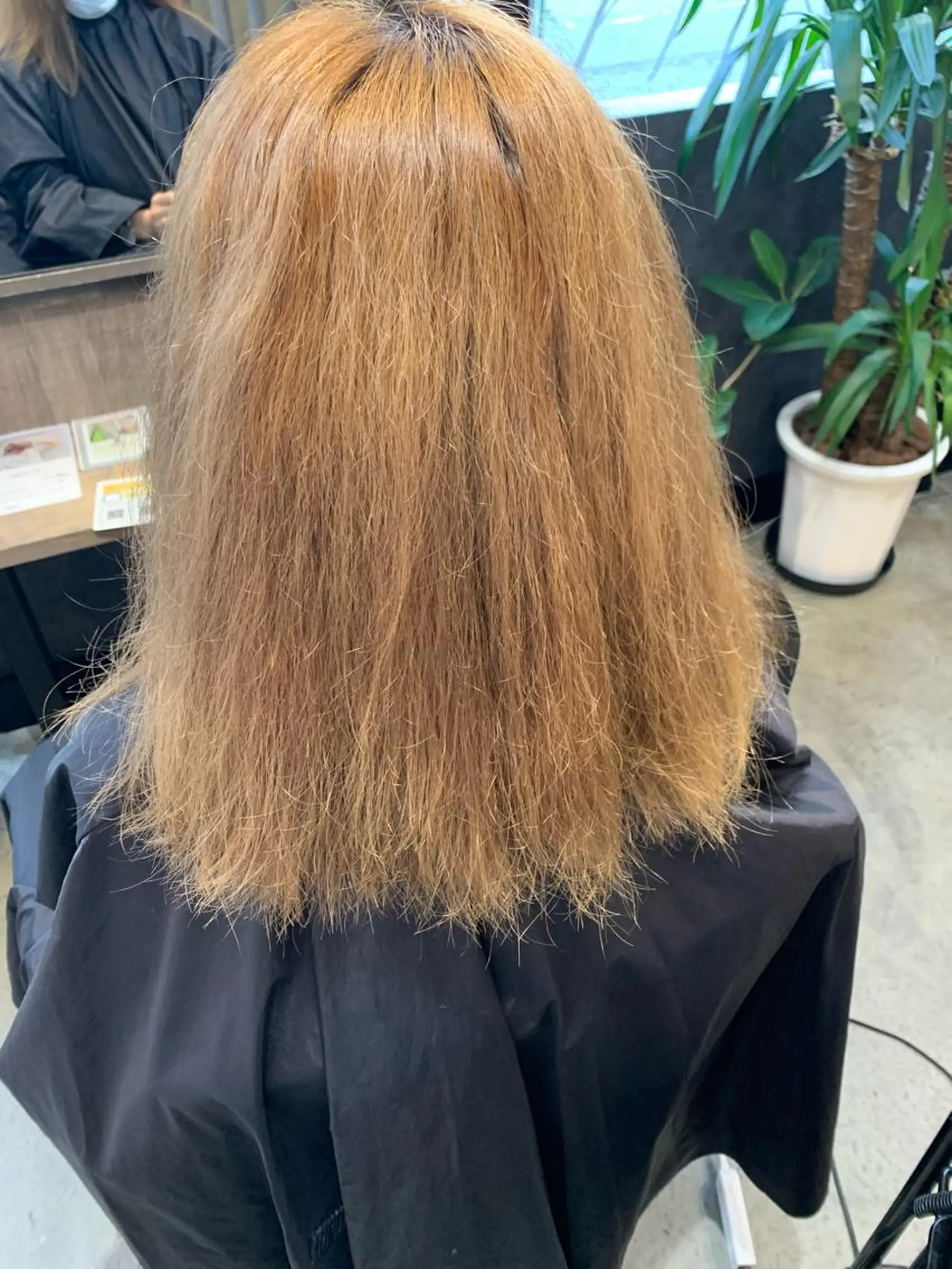 ミディアム 縮毛矯正 Haru/THREE …by velvetのヘアスタイル