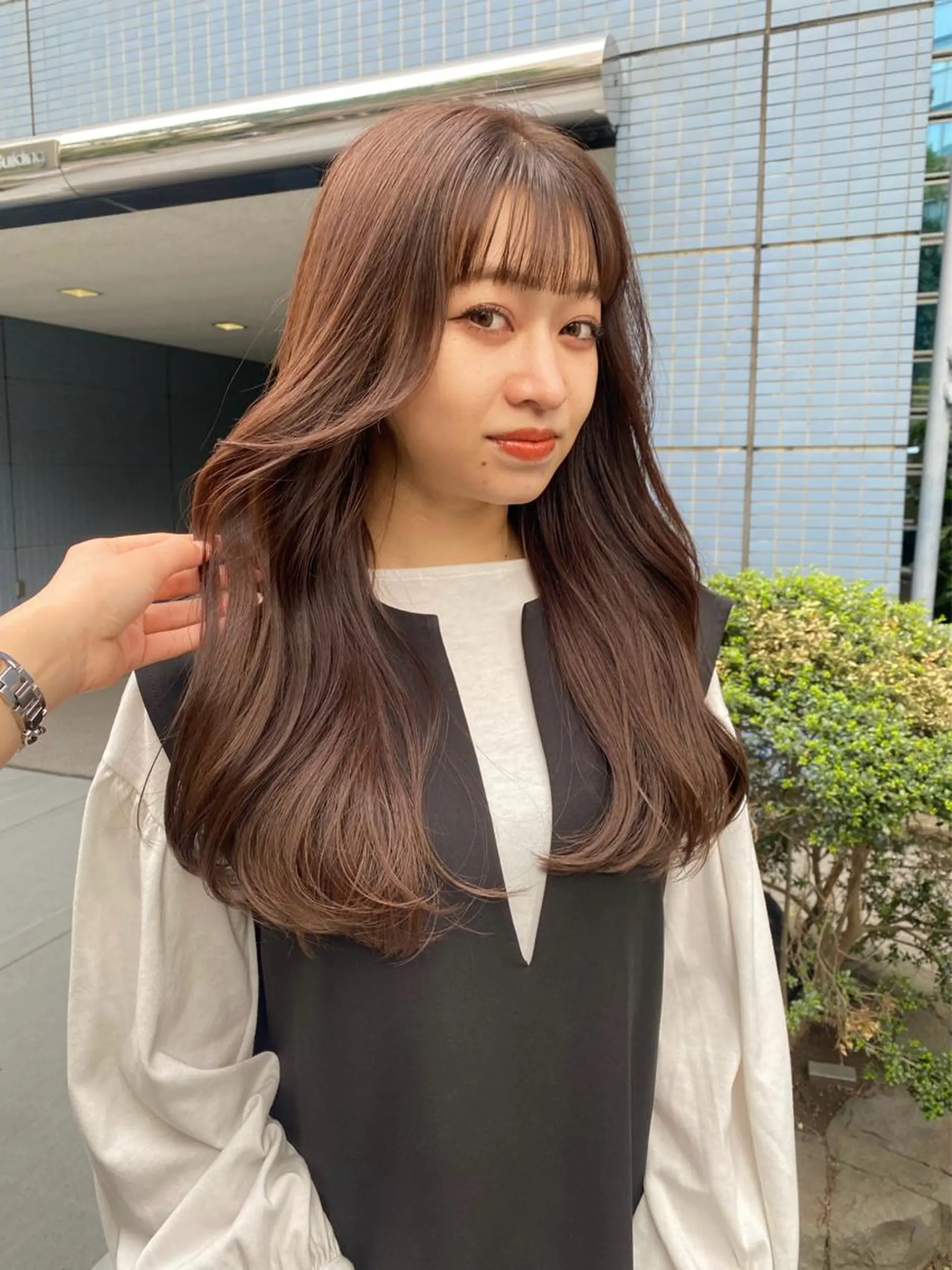 ロング カラー 透明感/レイヤー カット🎀マコのヘアスタイル