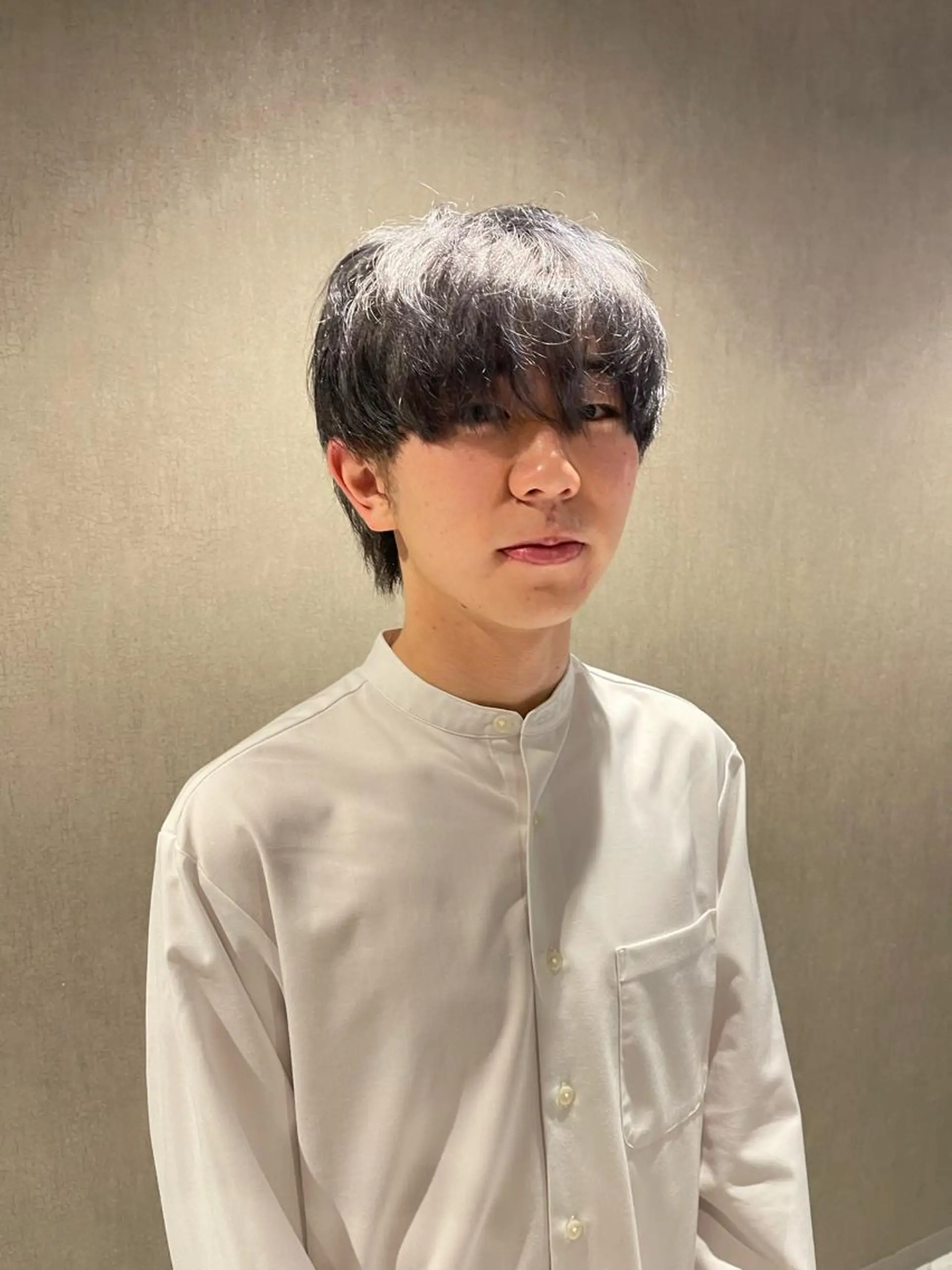 ショート カラー メンズ グレージュ ヘアカラー トリートメント 透明感カラー/艶髪/ エクステ/HIROのヘアスタイル