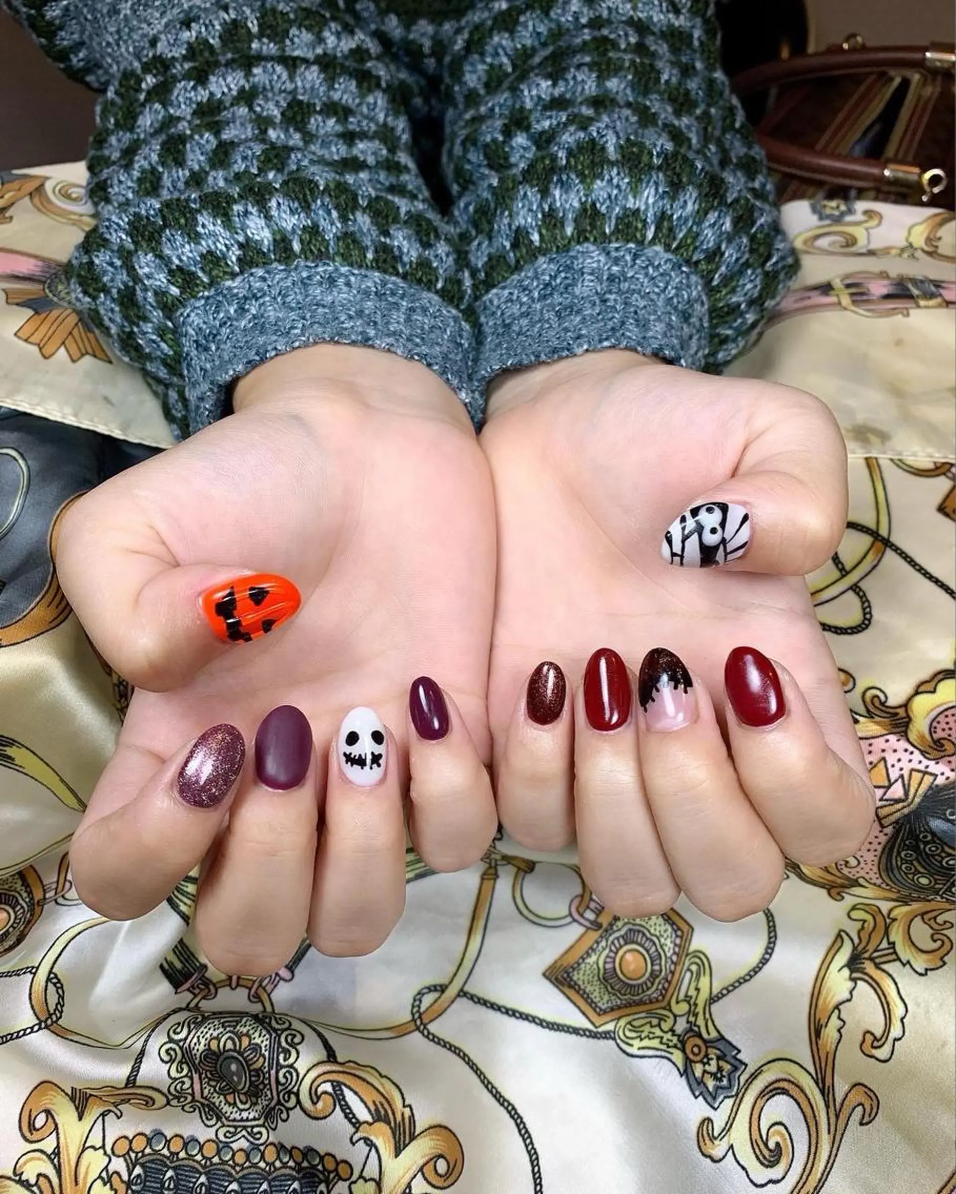 ネイル ハロウィン Nail Salon R.N アールドットエヌ所属・R.N アールドットエヌのネイルデザイン
