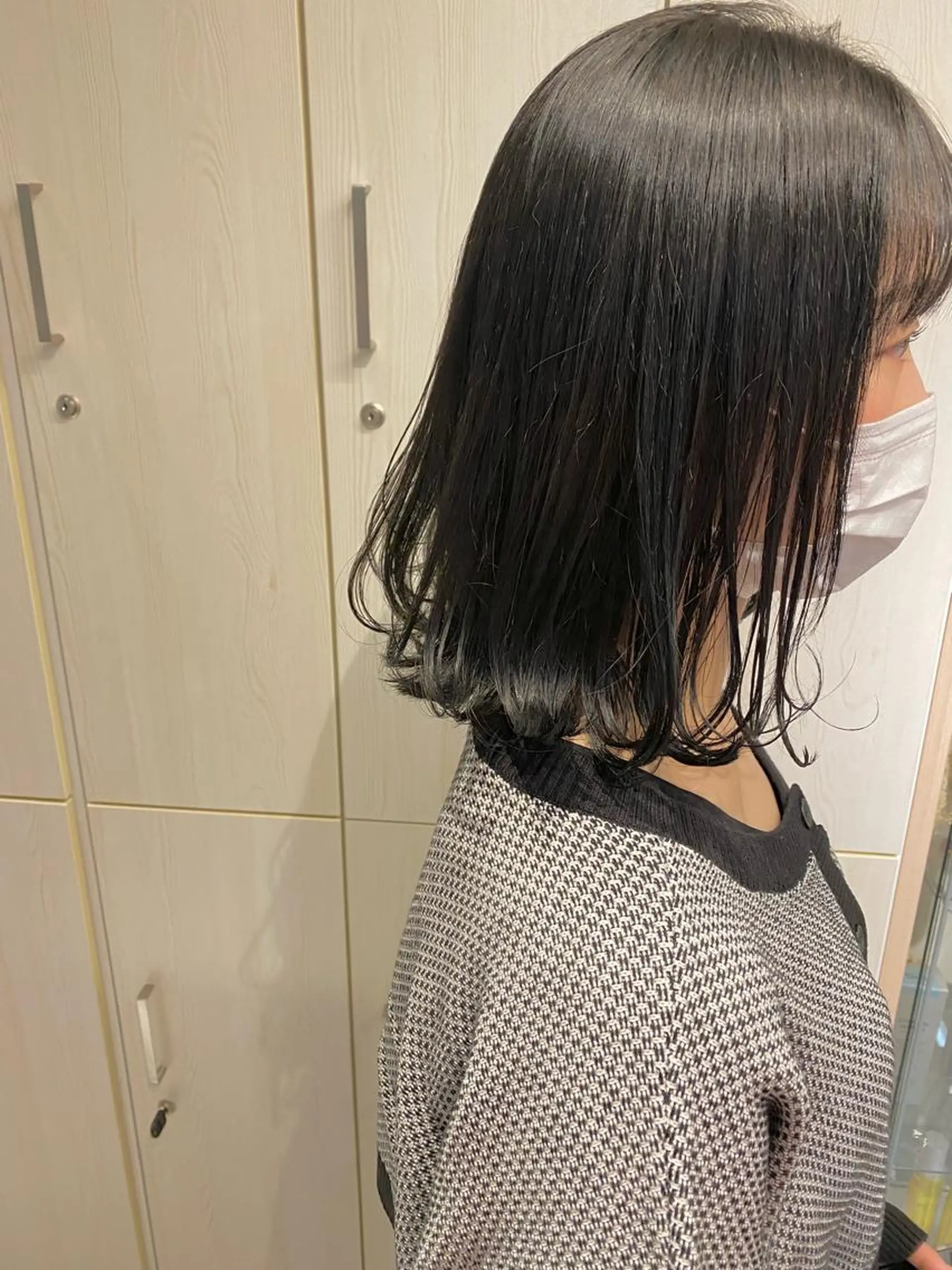 ミディアム カラー 黒髪 カット ヘアカラー トリートメント Masena所属・🍁中川 慎之介🍁のヘアスタイル