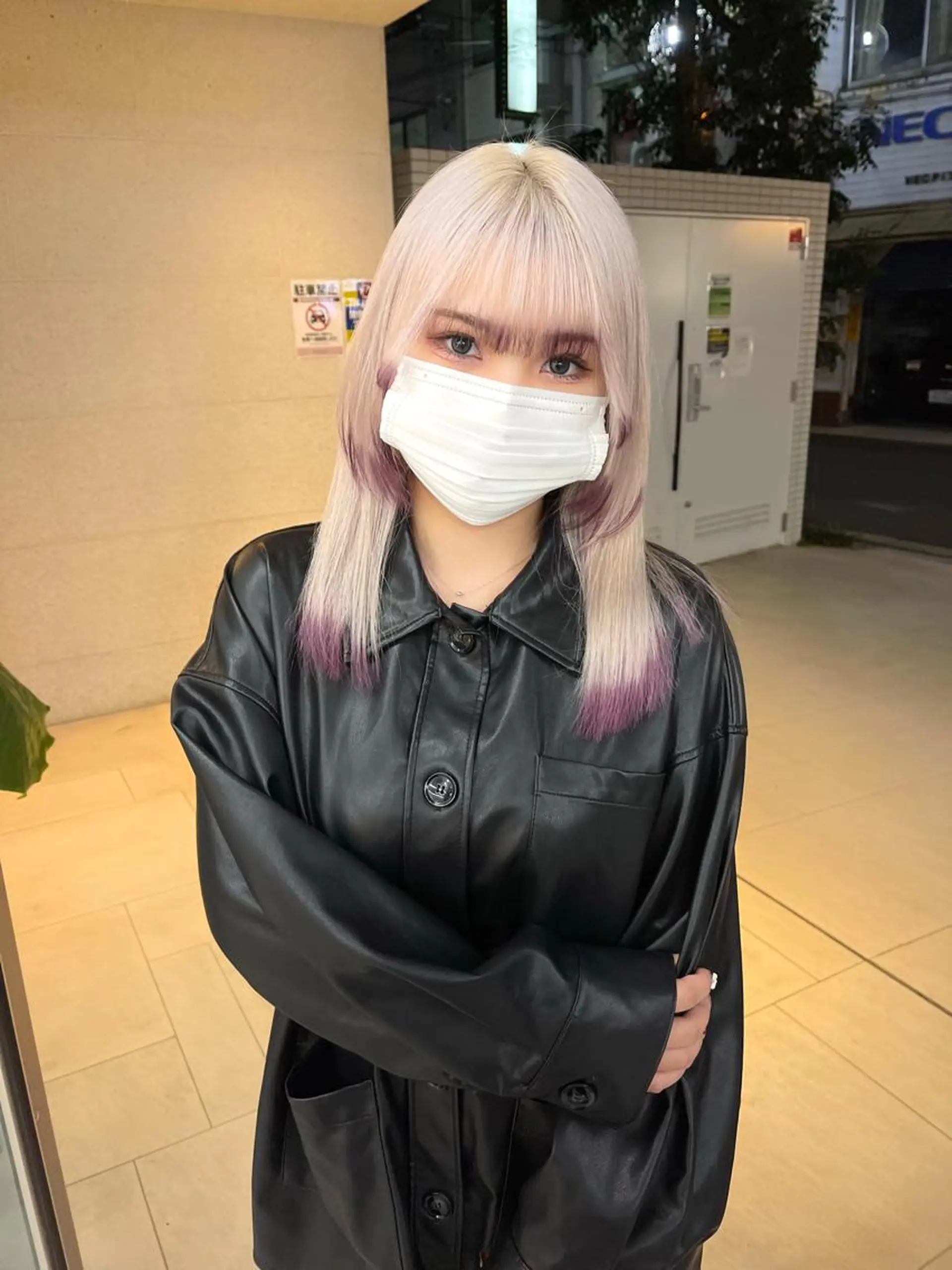 ミディアム ヘアカラー SALOWIN梅田茶屋町North店所属・福山 晴香のヘアスタイル