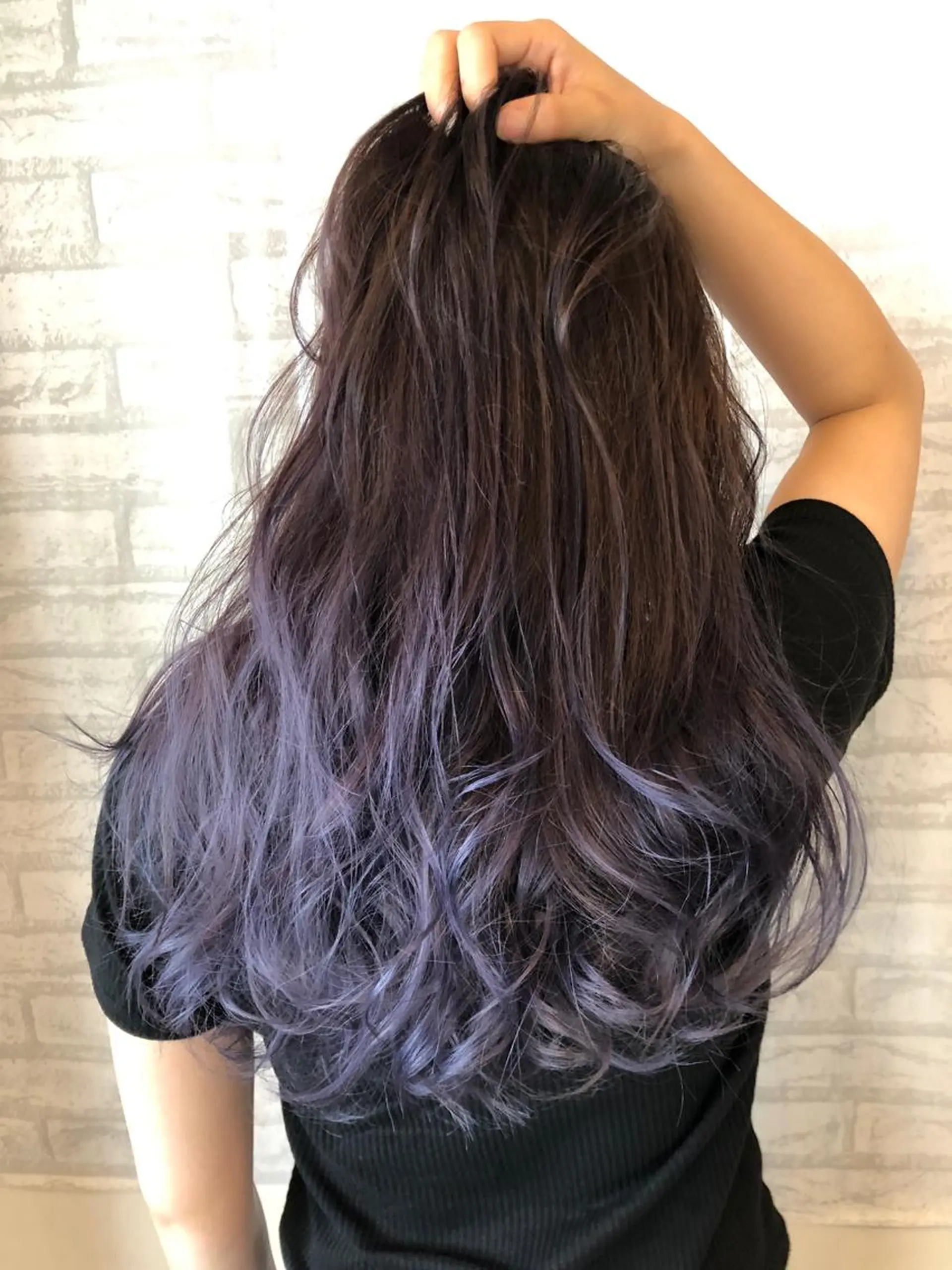 セミロング カラー ラベンダーカラー カット ヘアカラー トリートメント JIL BLAN 京都のヘアスタイル