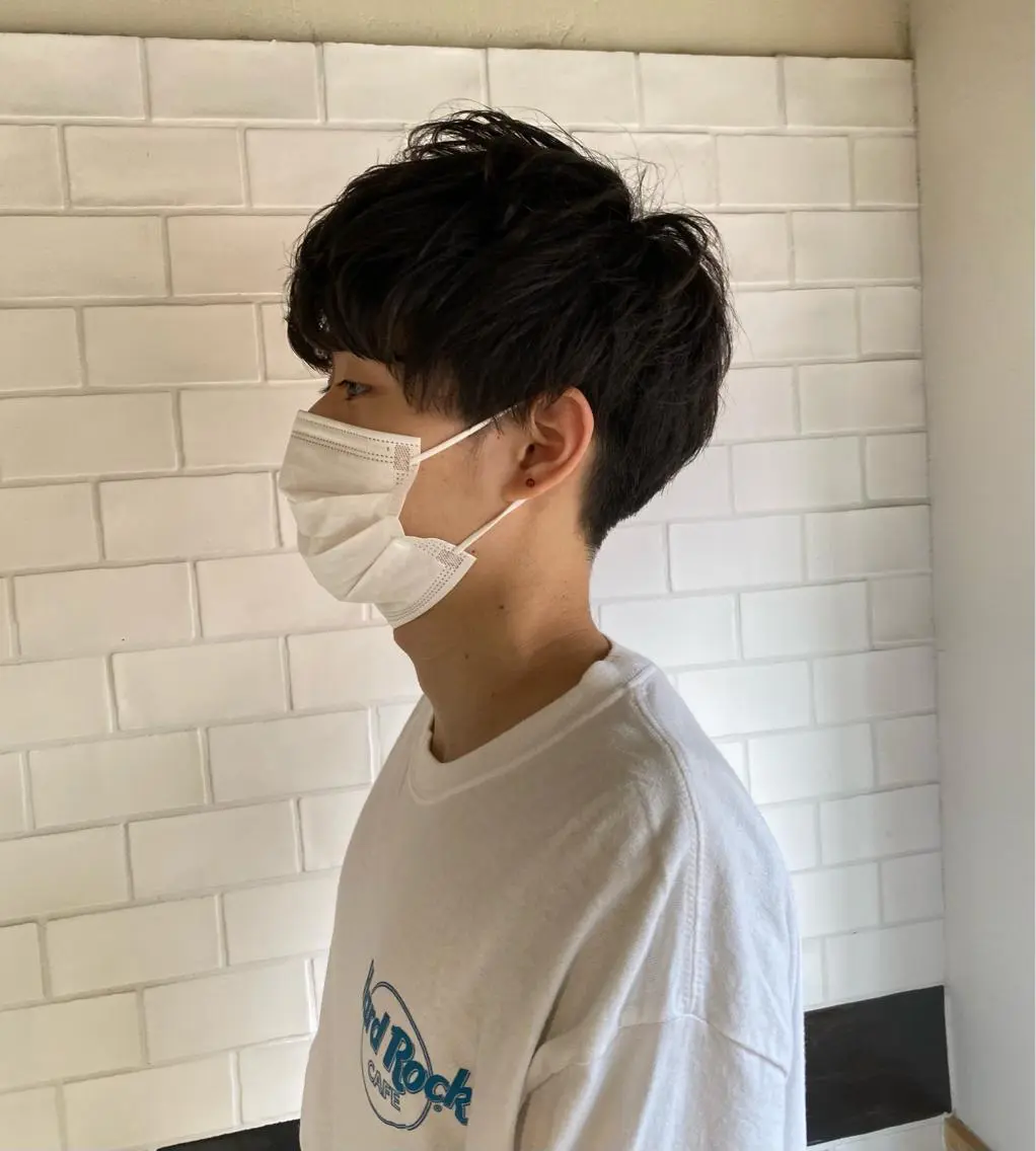 ショート メンズ io濱川 遥のヘアスタイル