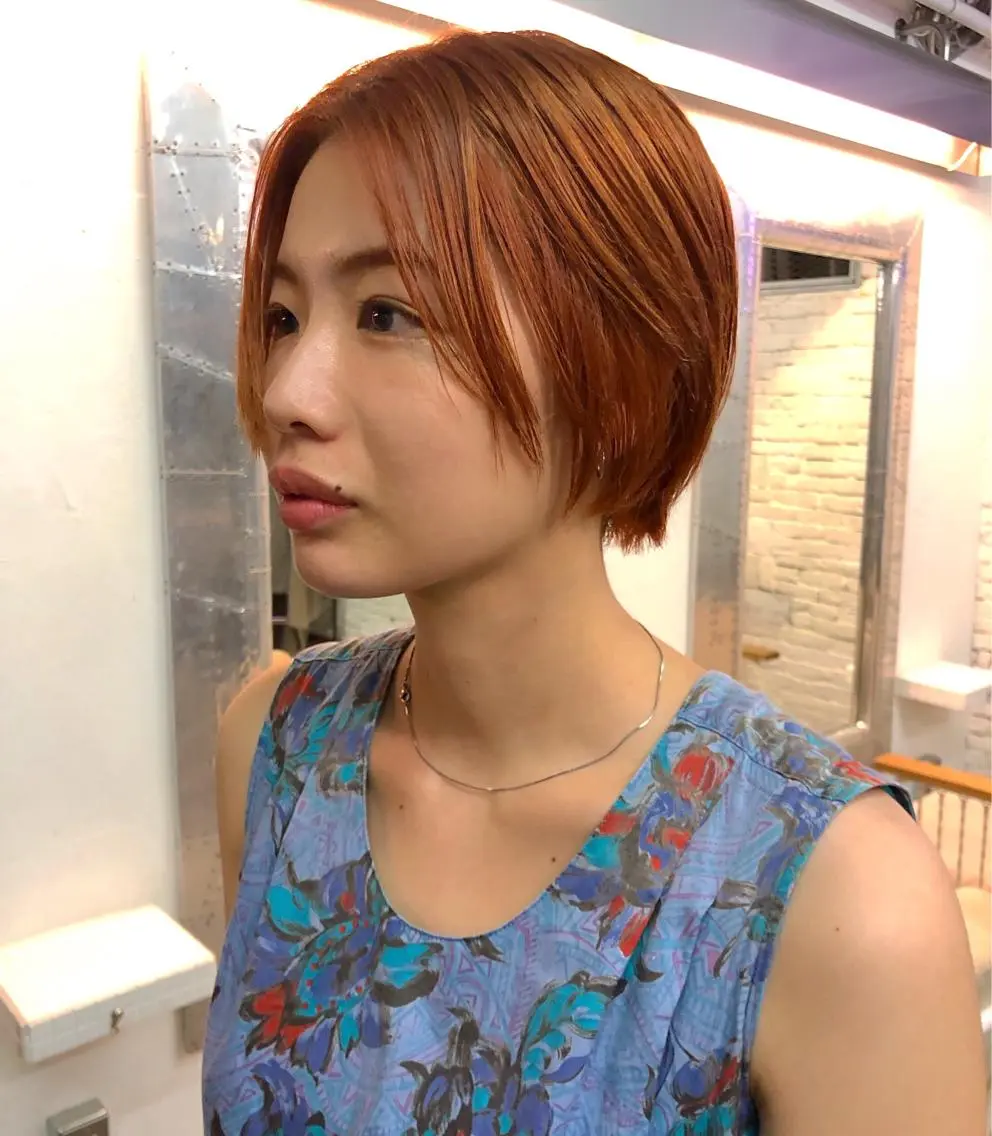 ショート カラー eri kinjoのヘアスタイル