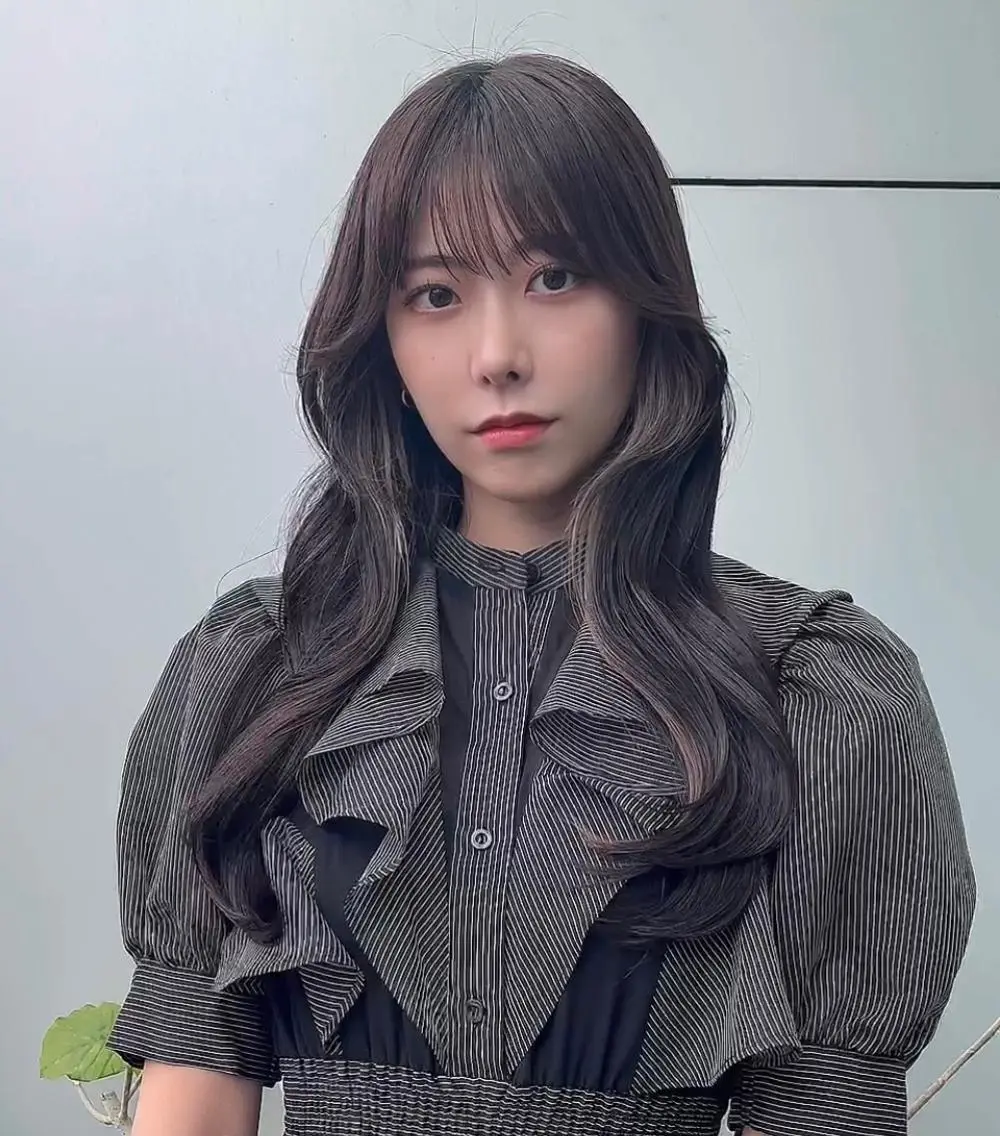 ミディアム カラー カット ヘアカラー トリートメント 🌫️大人韓国ヘア 🌫️naoyaのヘアスタイル