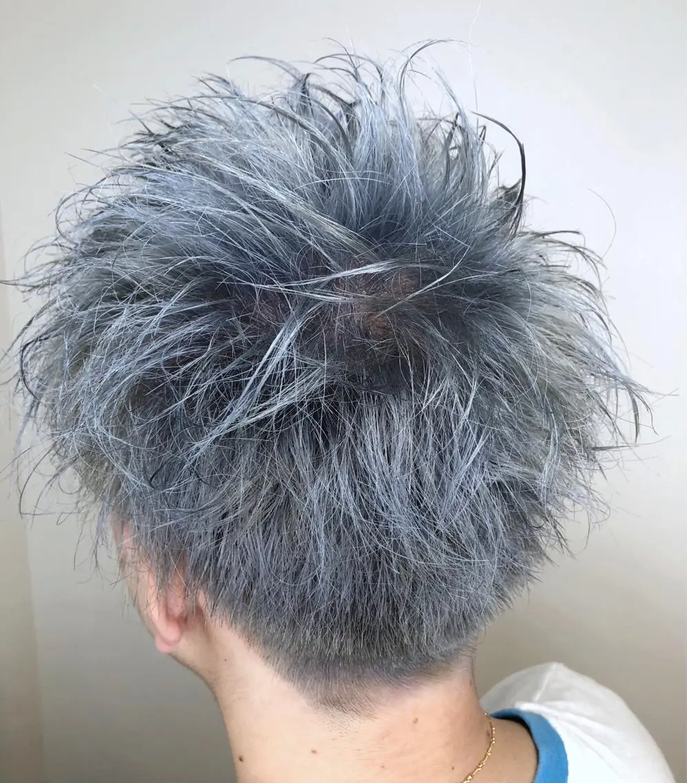 ショート カラー メンズ メンズヘア特化 崎田 成人のヘアスタイル