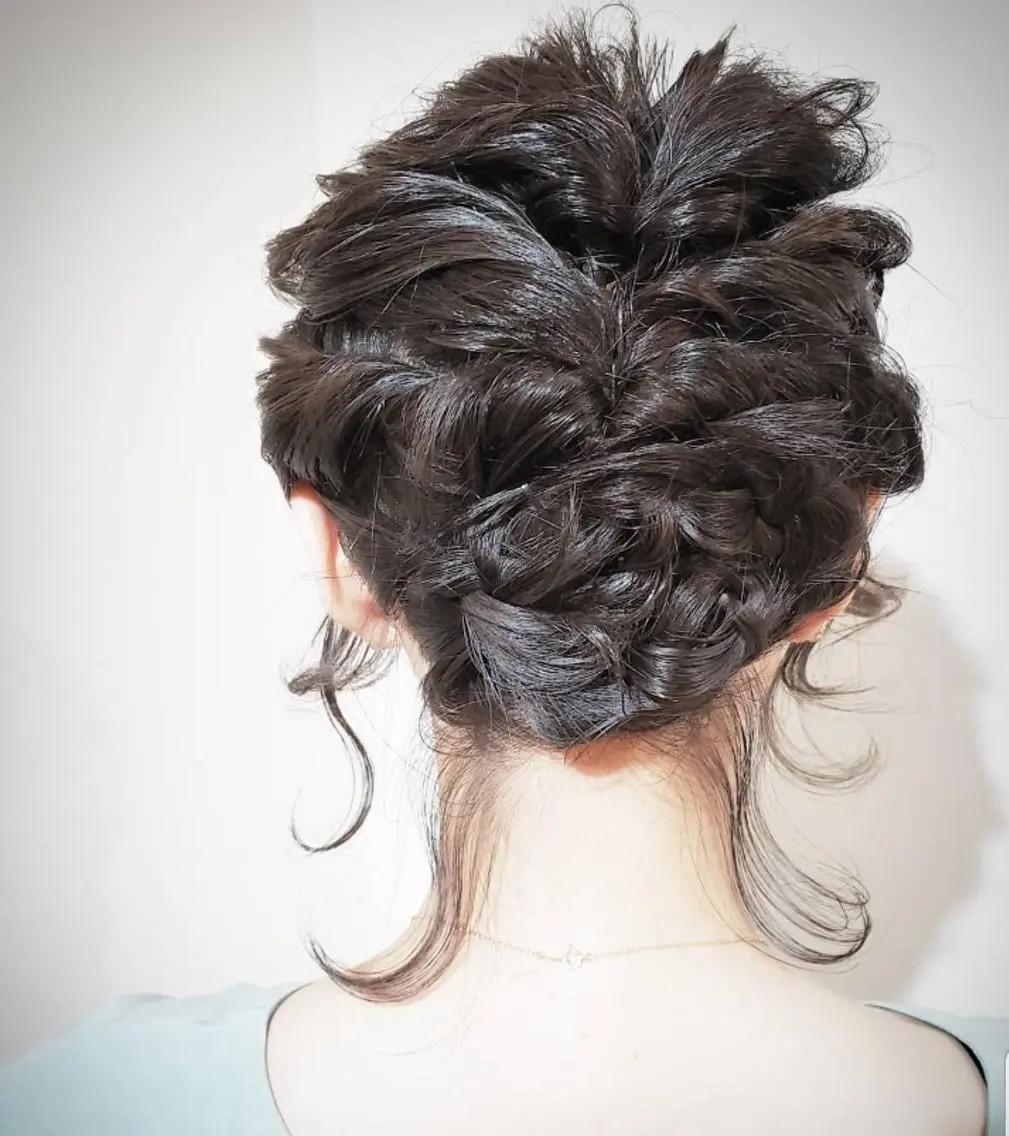 ミディアム ヘアセット 🇰🇷透明感×ハイ トーン🌟tomoのヘアスタイル