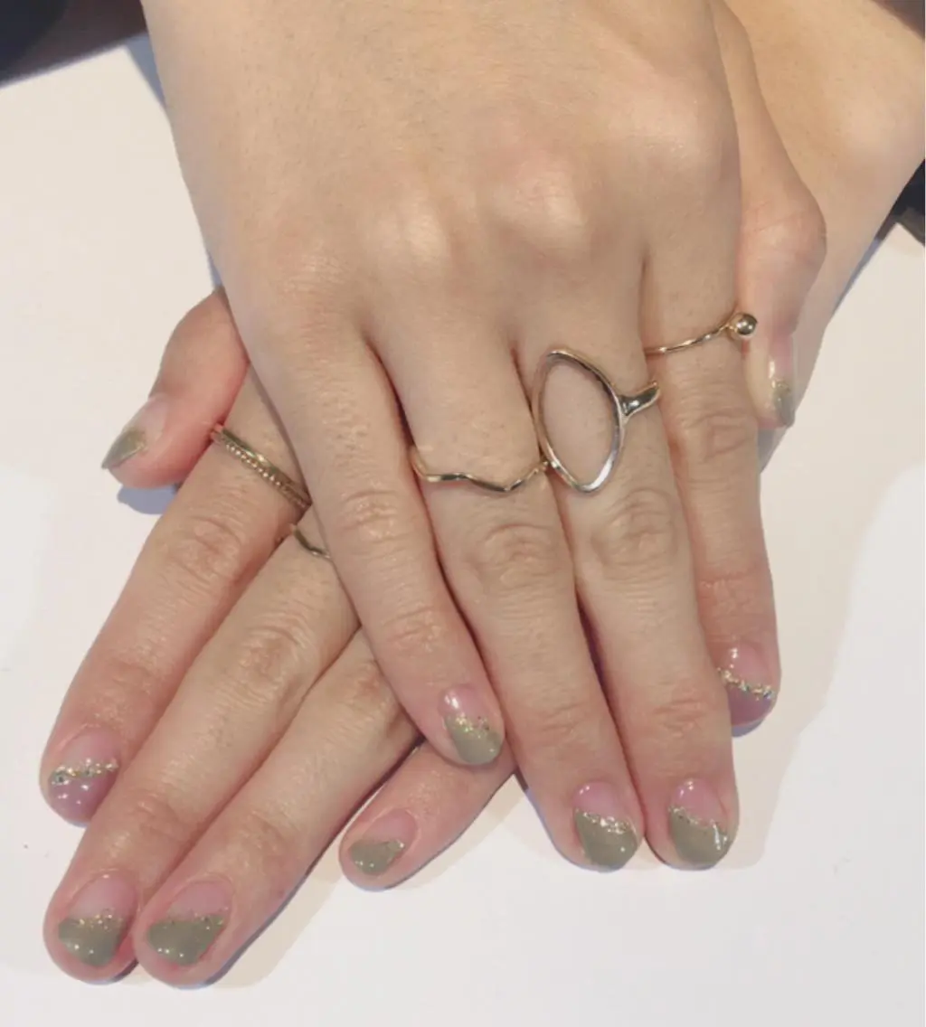 ネイル ビジューバイアクイユ ネイルズ 東中野店のネイルデザイン