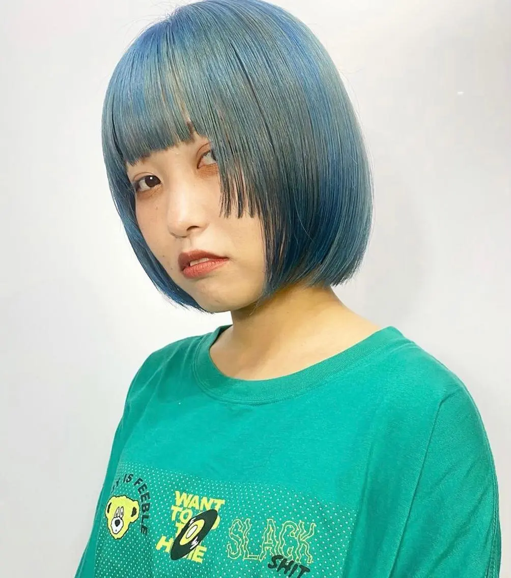 ショート カラー ヘアアレンジ 福岡似合わせレイヤー /ウルフ/ハイトーンのヘアスタイル