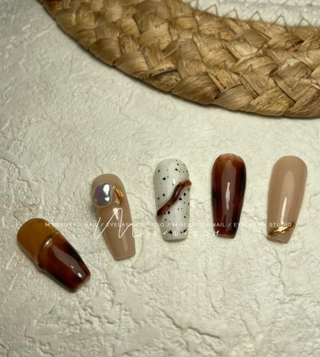 ネイル ハンドネイル M 🌷Nail 長さだし専門店のネイルデザイン