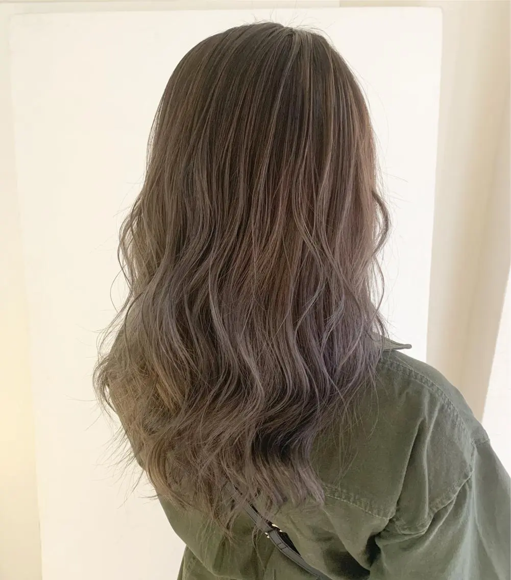 セミロング カラー 渡辺 健太のヘアスタイル
