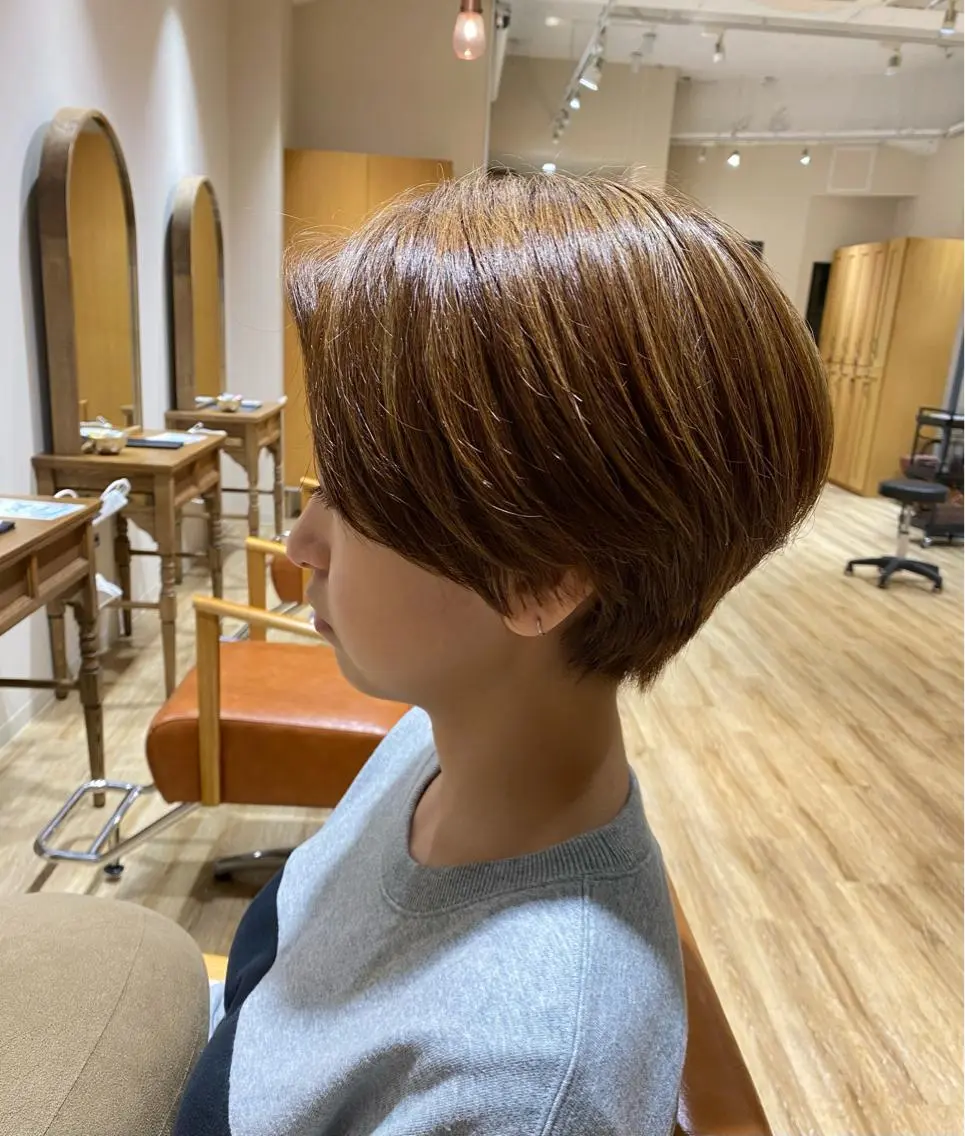 ショート ハンサムショート ショートヘア カット 田中 美沙希のヘアスタイル