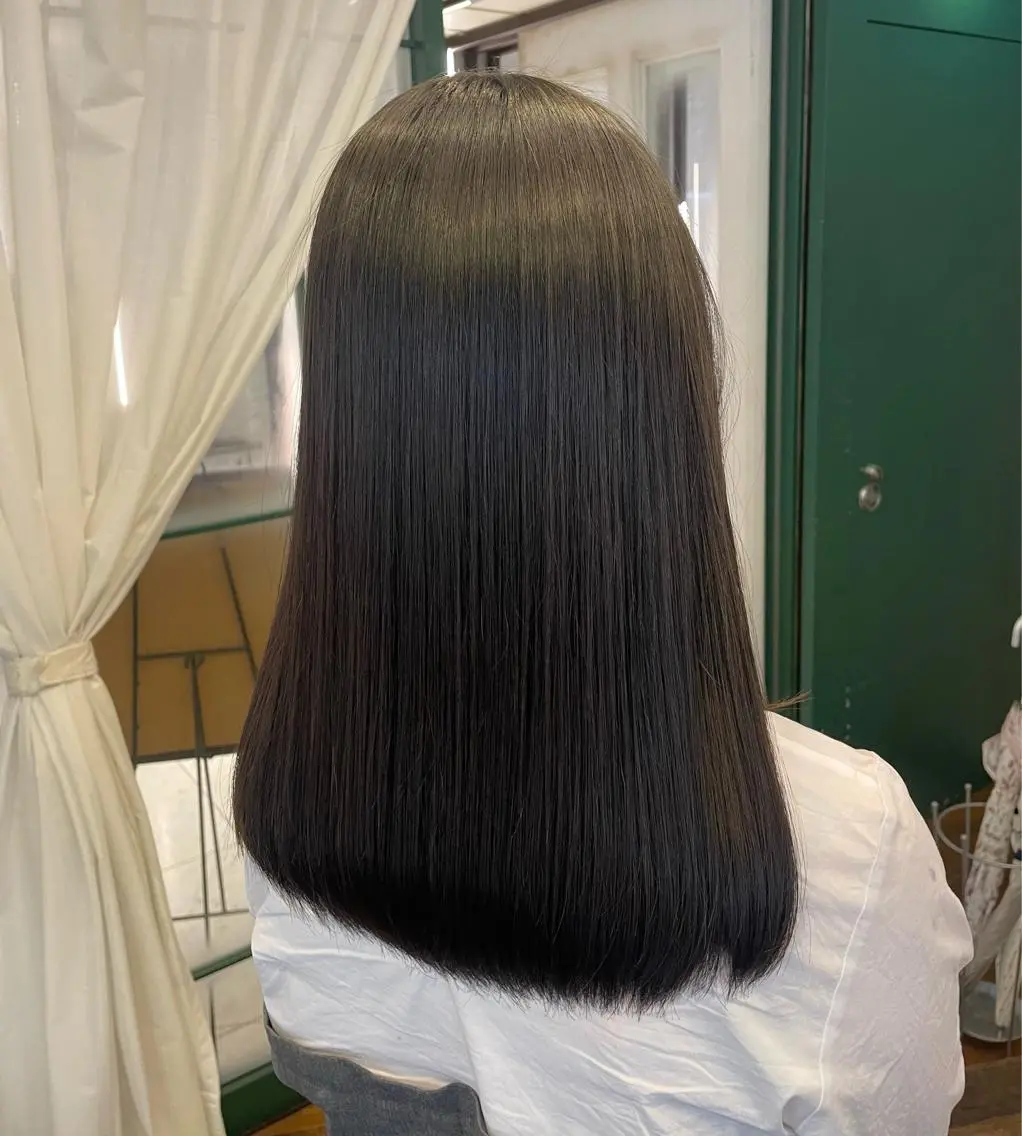 ロング パーマ トリートメント ストレートパーマ 豊中/髪質改善/ レイヤーカットミヅキのヘアスタイル