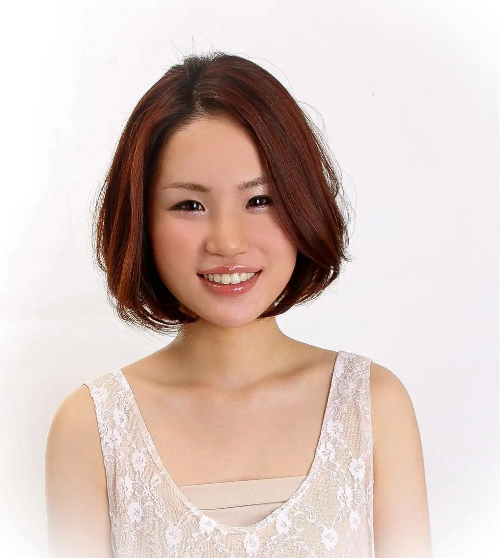 ミディアム カラー 桐谷 一史のヘアスタイル