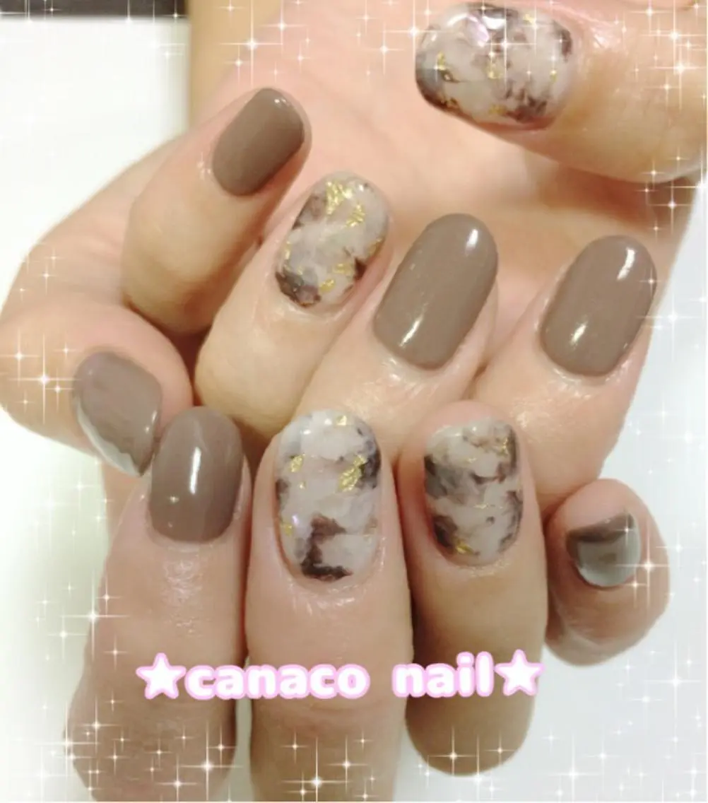 ネイル アートネイル べっ甲ネイル ベテランネイル cnc nailのネイルデザイン