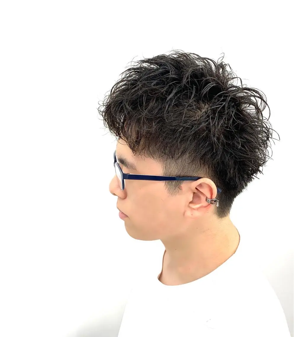 パーマ メンズ メンズパーマ カット パーマ 柏メンズカットパーマ NO.1タイチのヘアスタイル