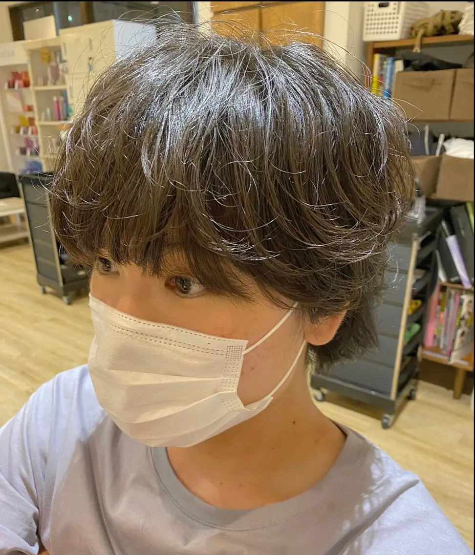 メンズ メンズウルフカット ウルフカット 🫧顔周りカット 🫧樫村優香のヘアスタイル