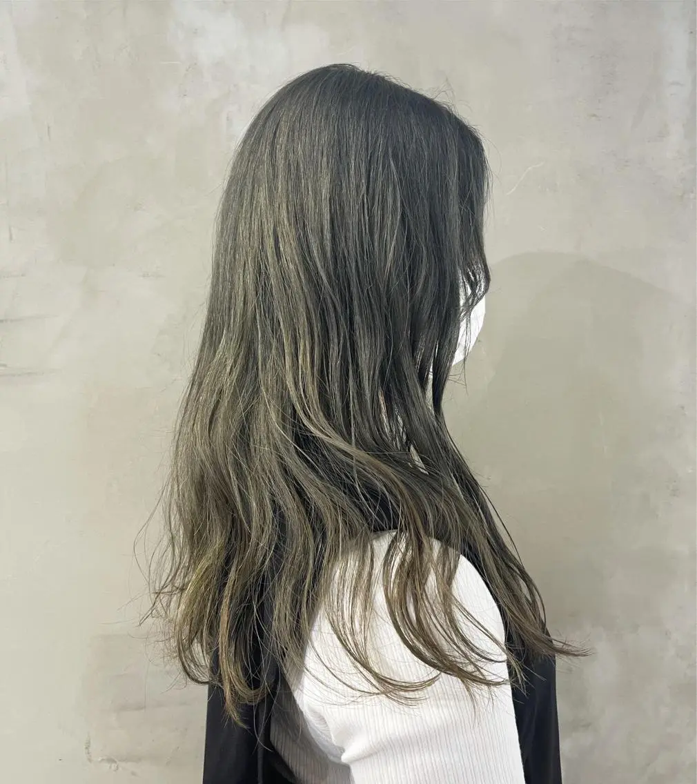 ロング カラー ヘアカラー トリートメント ハッシュカット/ハイ トーン/HIROKIのヘアスタイル