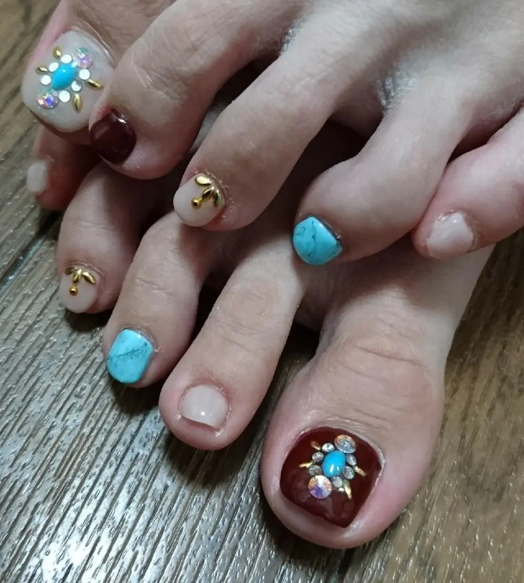 ネイル フットネイル ジェルネイル Lilith Nailのネイルデザイン