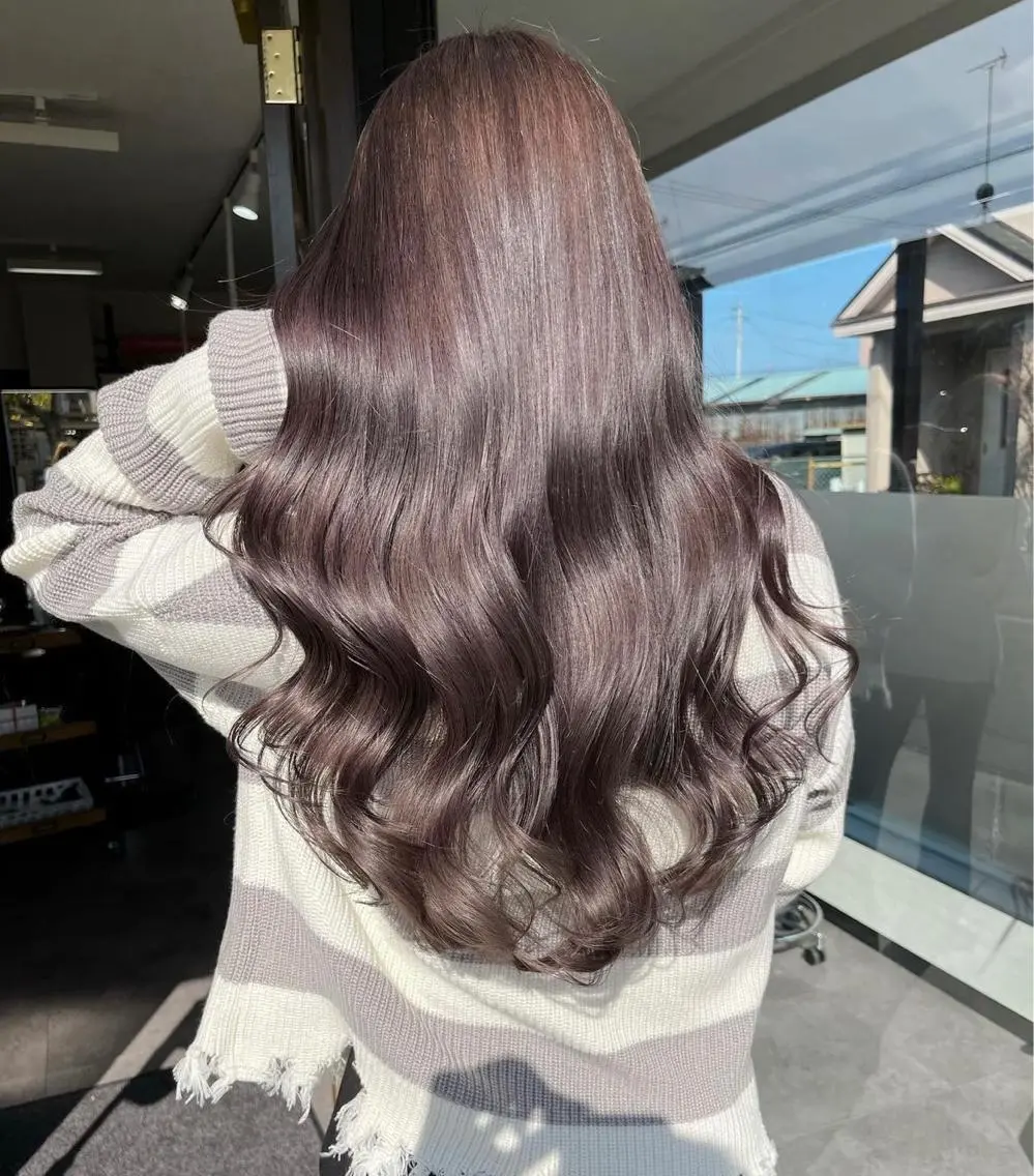 ロング カラー ブリーチ 透明感カラー ヘアカラー 透明感🤍色気カラー /maiのヘアスタイル