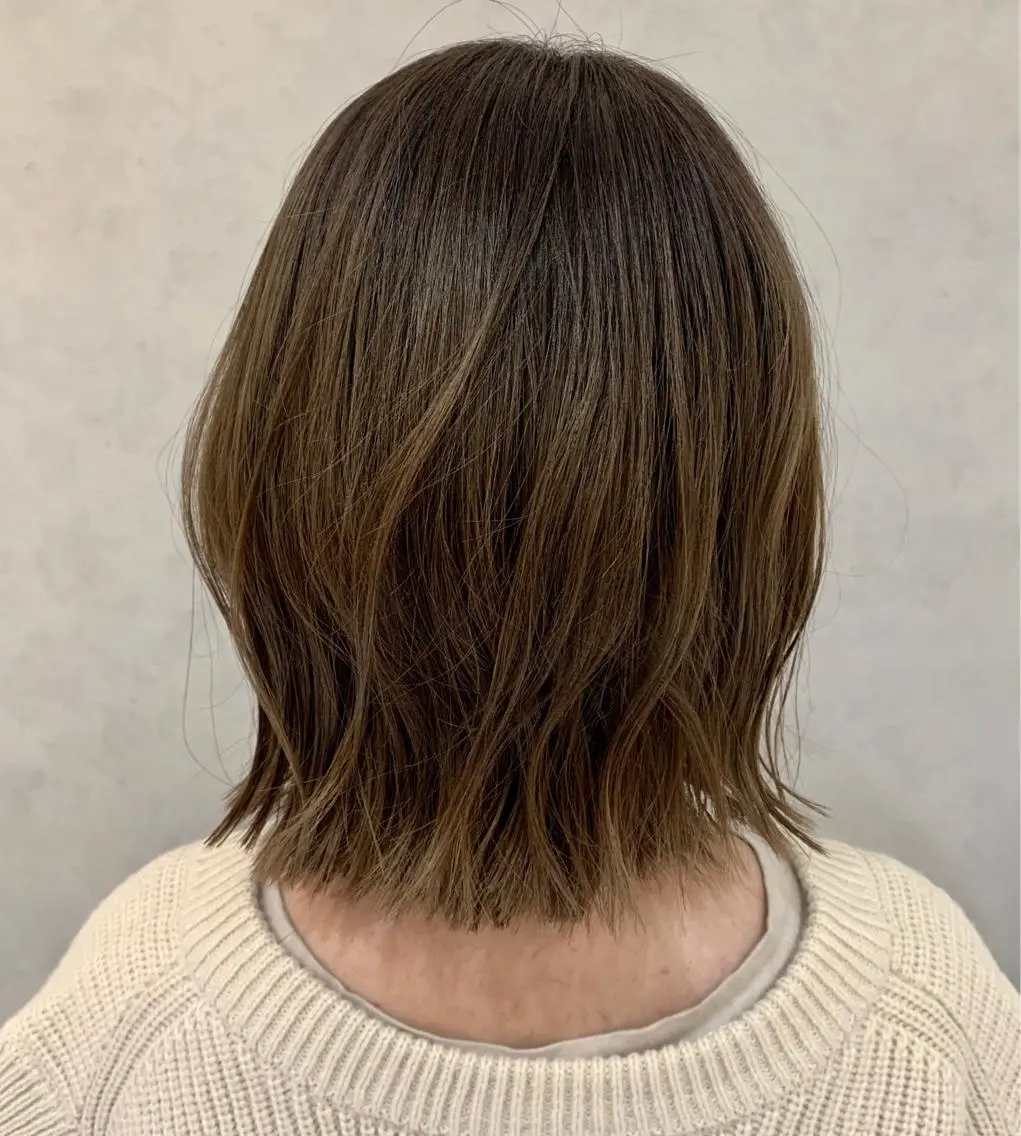 ミディアム ヘアカラー トリートメント ︎︎🧸 ユリ ︎︎🧸のヘアスタイル