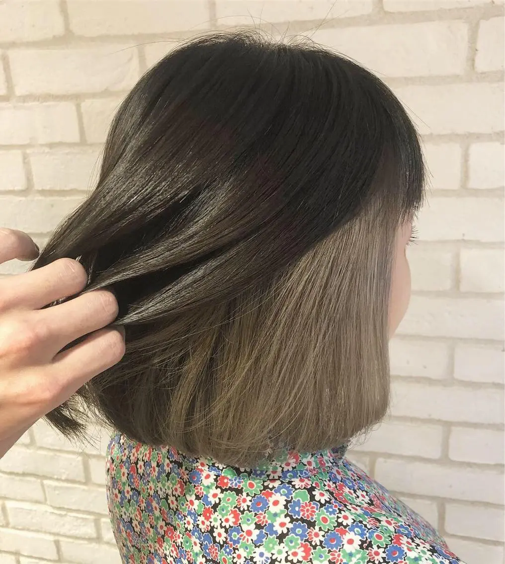 ショート カラー パーマ ヘアアレンジ メンズ キッズ ネイル マツエク・マツパ アッシュ ベージュカラー 新宿/髪質改善/ 美髪矯正✨浅江通友のヘアスタイル