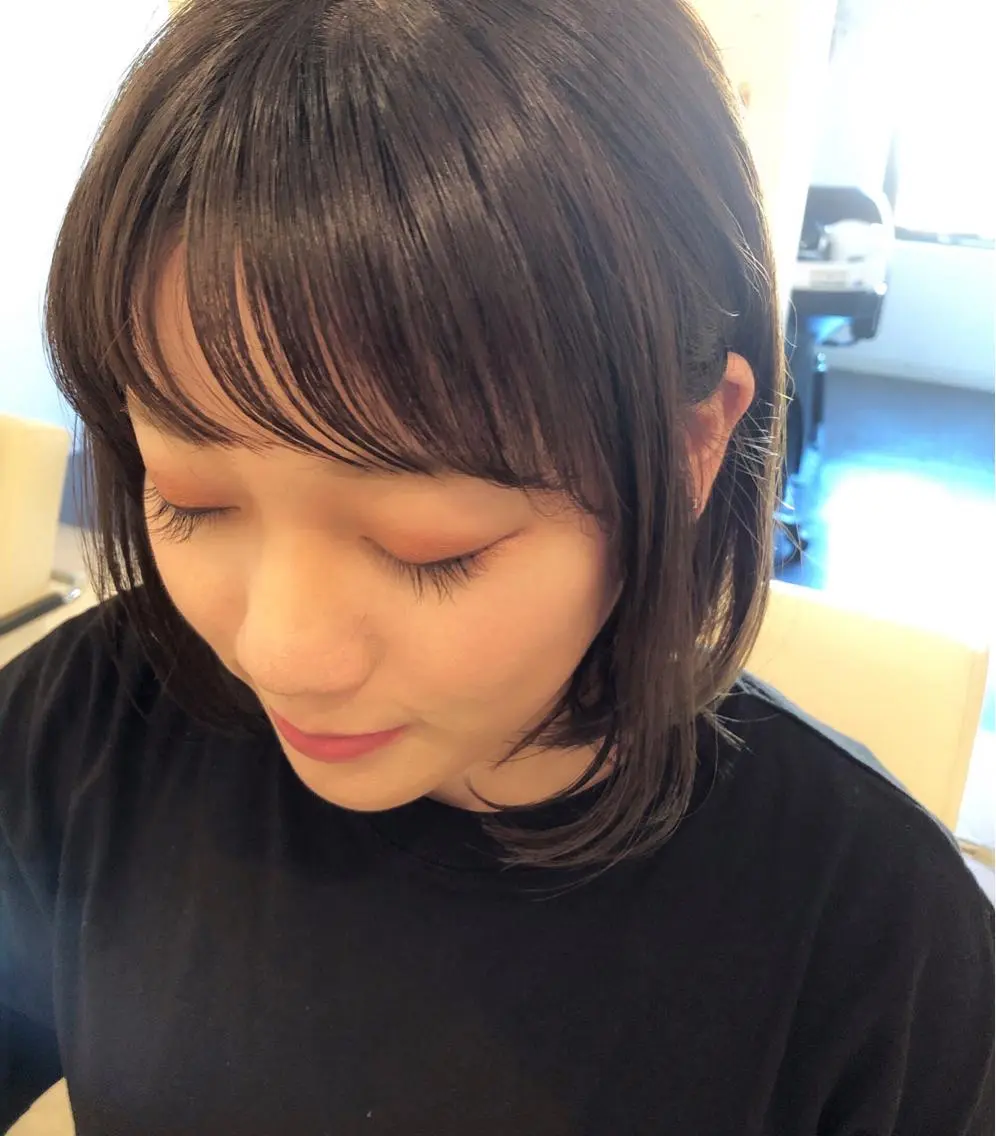 ミディアム くせ毛×ショート 上岡勇祐のヘアスタイル