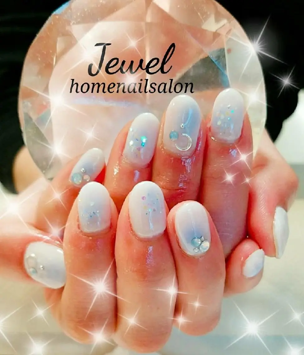 ネイル チークネイル ＪＥＷＥＬ ＮＡＩＬのネイルデザイン