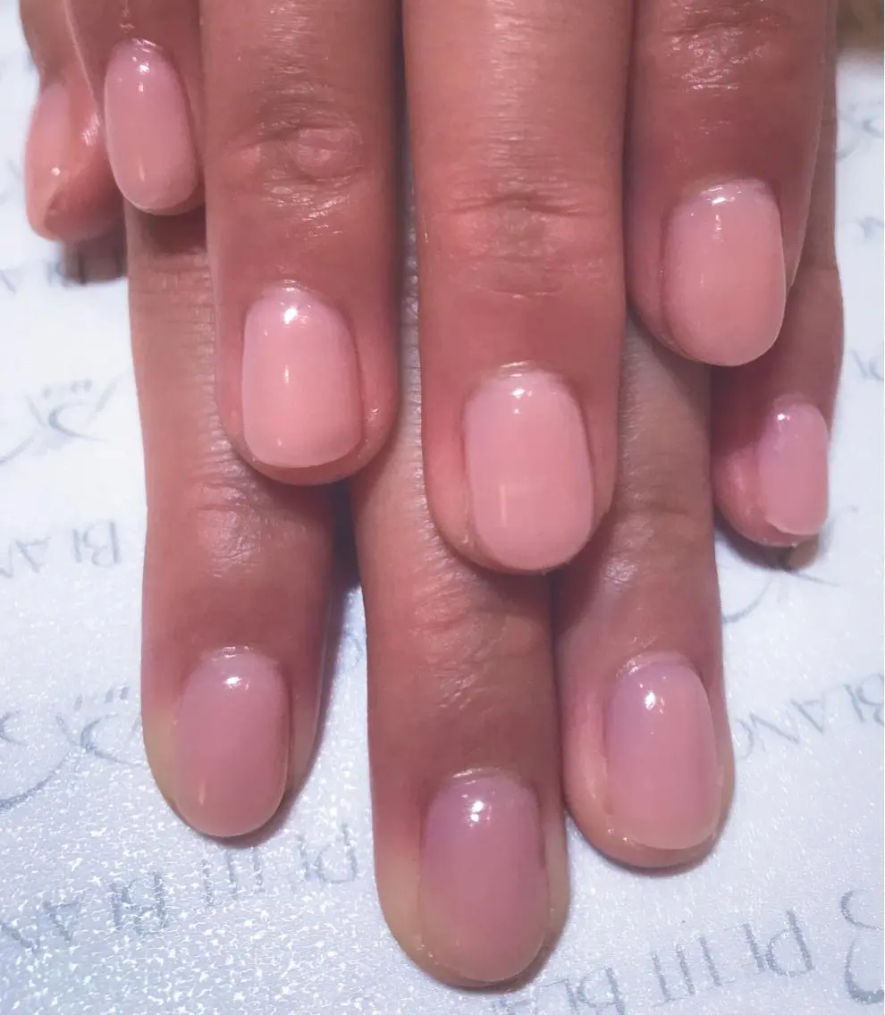 ネイル ワンカラーネイル PetitBlanc KAZUKIのネイルデザイン