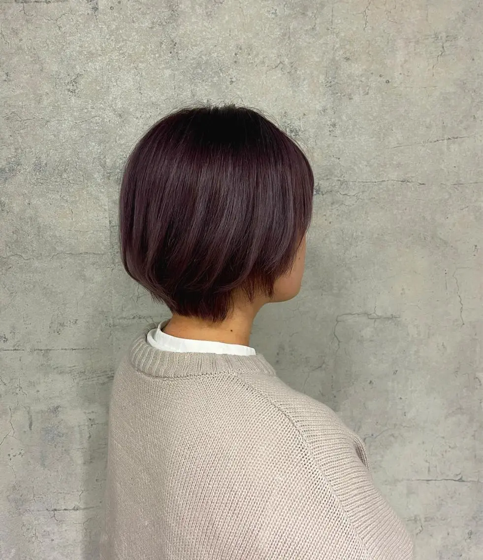 ショート カラー ヘアカラー 唐澤 千尋のヘアスタイル