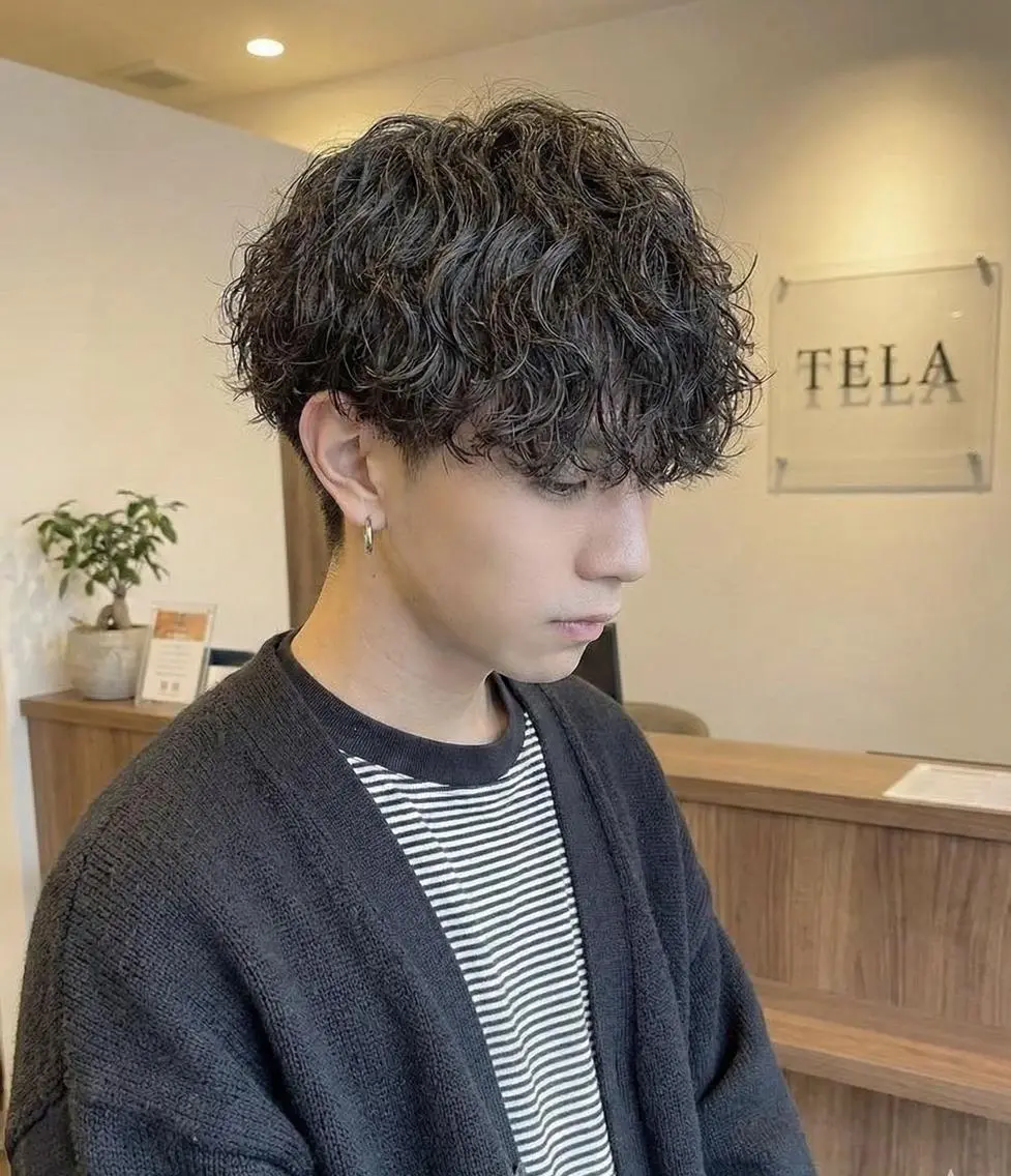 ショート カット パーマ メンズ特化🐺本田 昂之のヘアスタイル