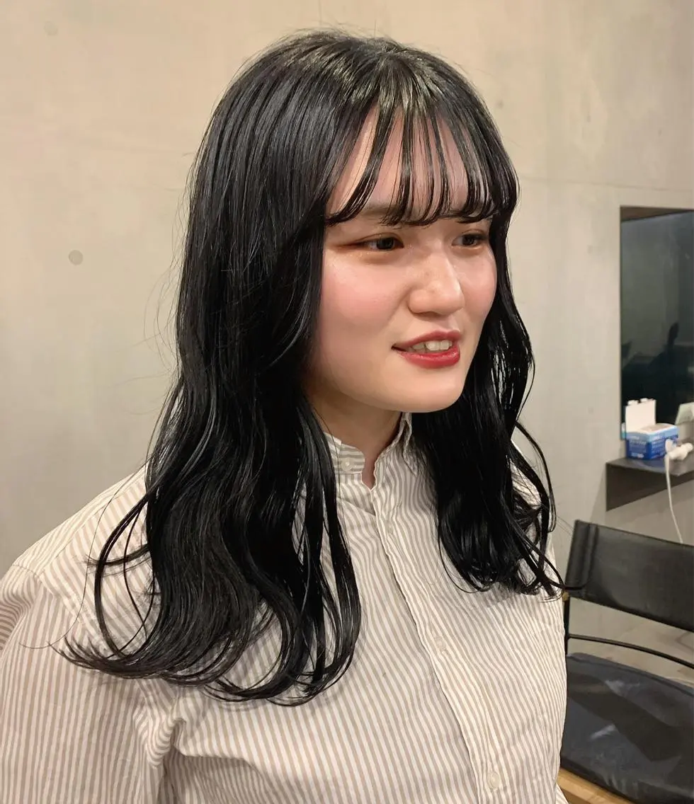 ロング カラー 韓国風ヘア mir MIYUのヘアスタイル