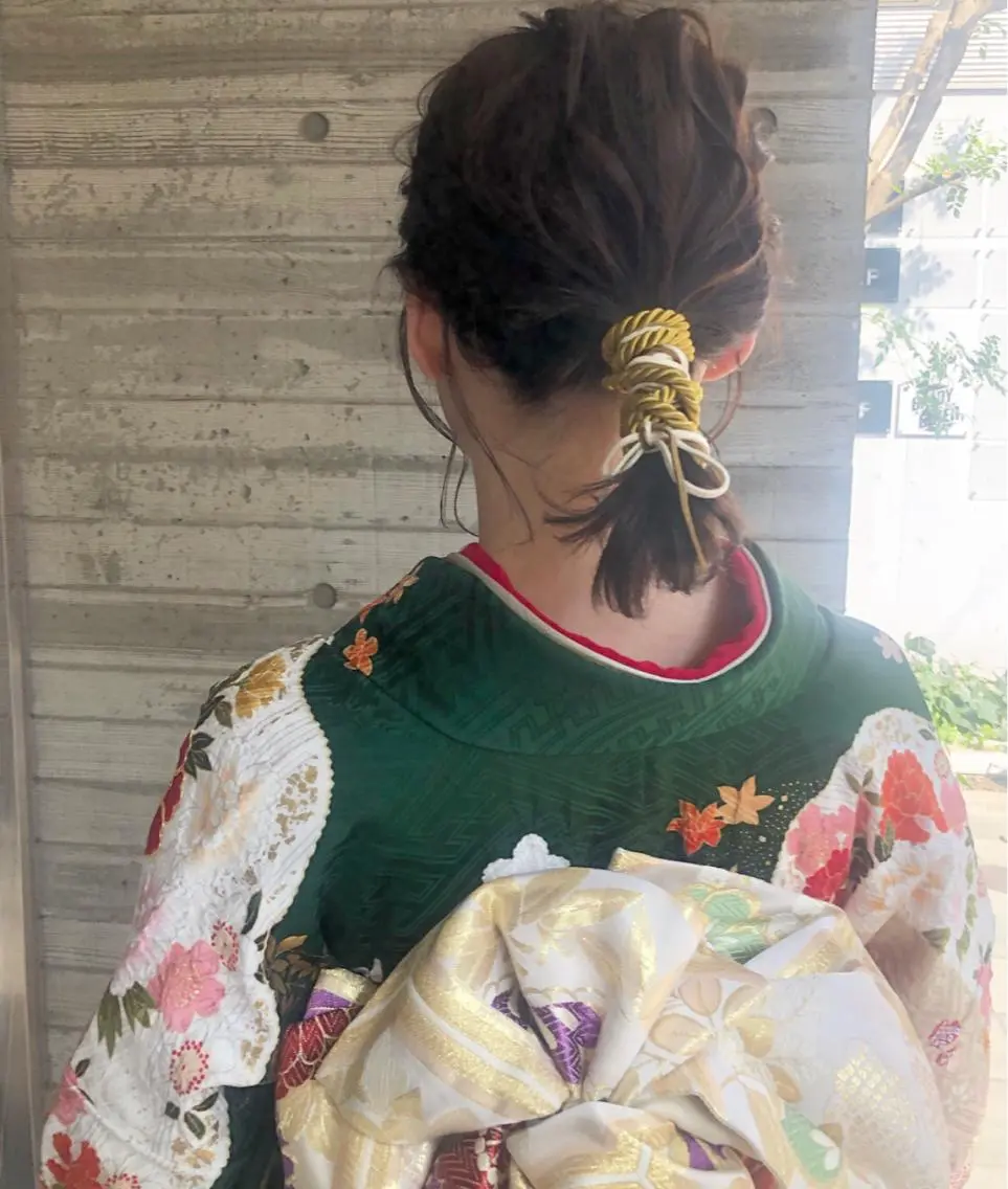 ミディアム カラー ヘアアレンジ nakahara madokaのヘアスタイル