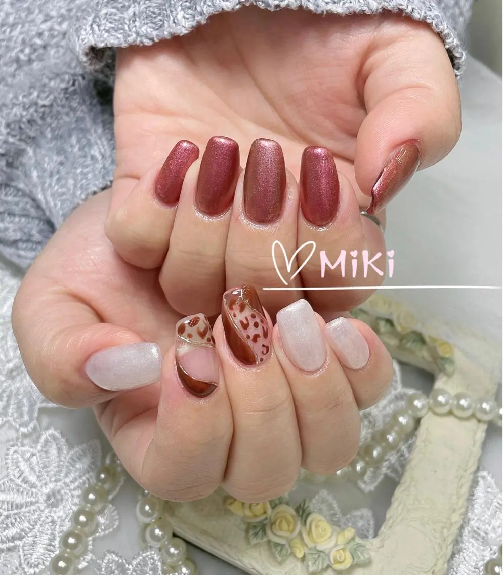 ネイル ハンドネイル ハンドケア 🦋 MiKi 🦋 ネイルサロンのネイルデザイン