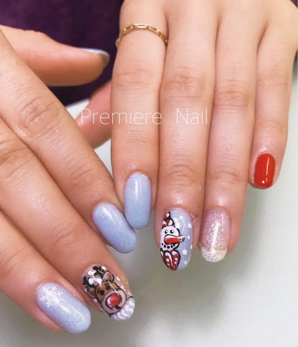 ネイル アートネイル ジェルネイル クリスマス Premiere Nail商店街店のネイルデザイン