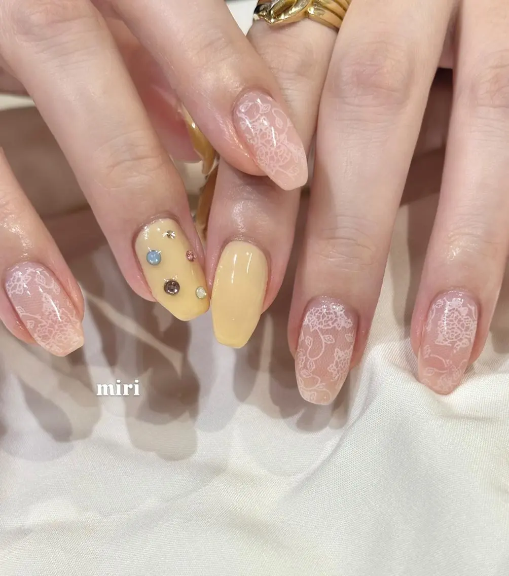 ネイル 新宿代々木/キレイめ ちゅるん/miriのネイルデザイン