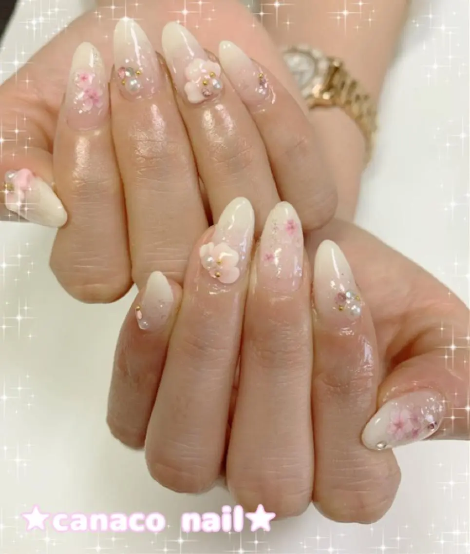 ネイル アートネイル ジェルネイル パラジェル ストーンネイル ベテランネイル cnc nailのネイルデザイン