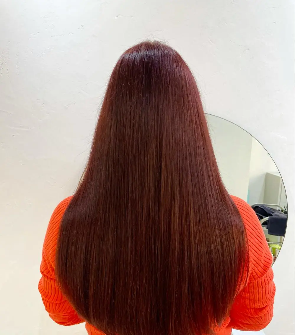 ロング ハイライト 髪質改善 縮毛矯正 トリートメント カット ヘアカラー トリートメント ✂︎マンツーマン施術 ａｙｅ✂︎のヘアスタイル