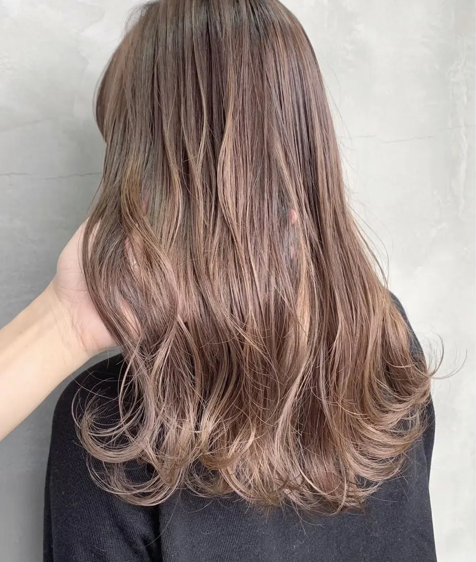 カラー ベージュカラー ミルクティーベージュ ブリーチダブルカラー 【koide】のヘアスタイル