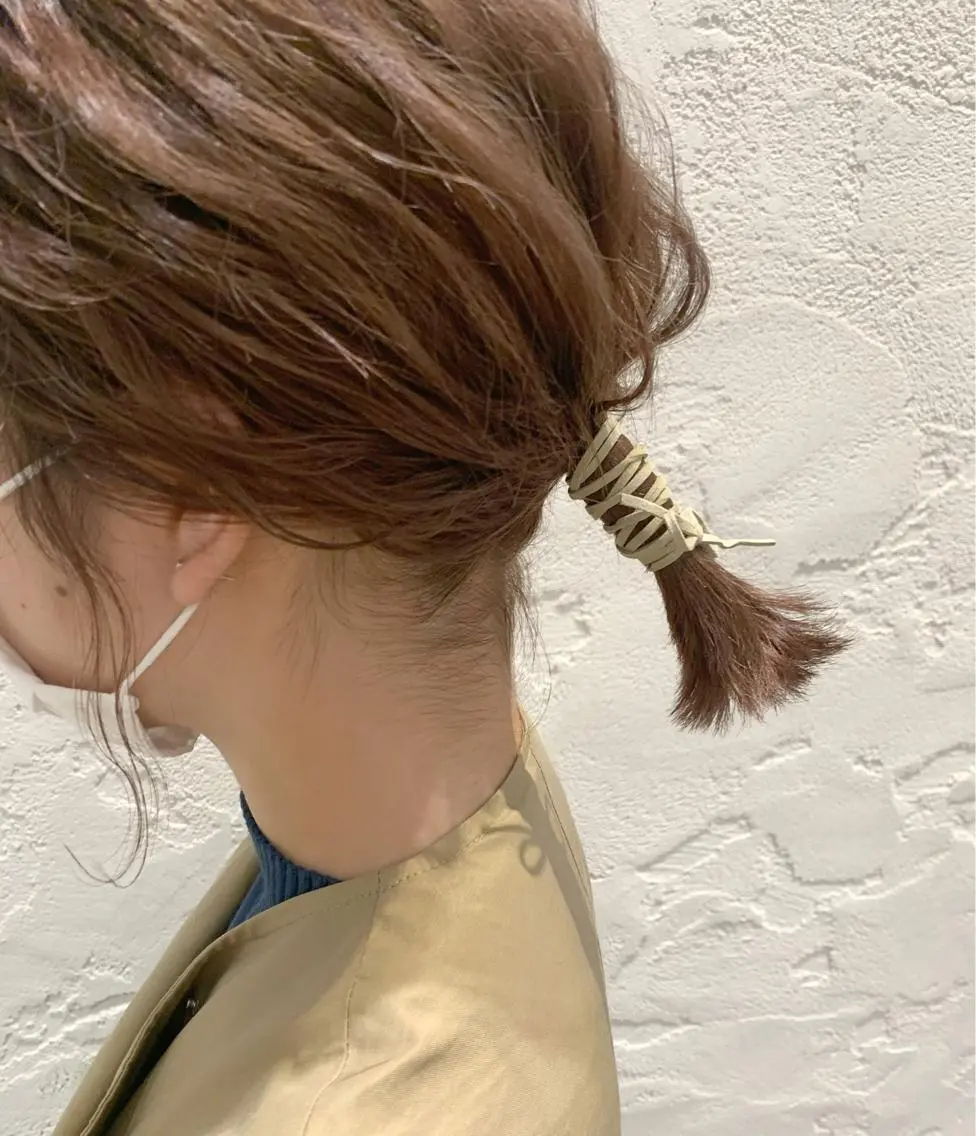 ミディアム カラー ヘアアレンジ 🌟アレンジが似合う カラー🌟Rumiのヘアスタイル