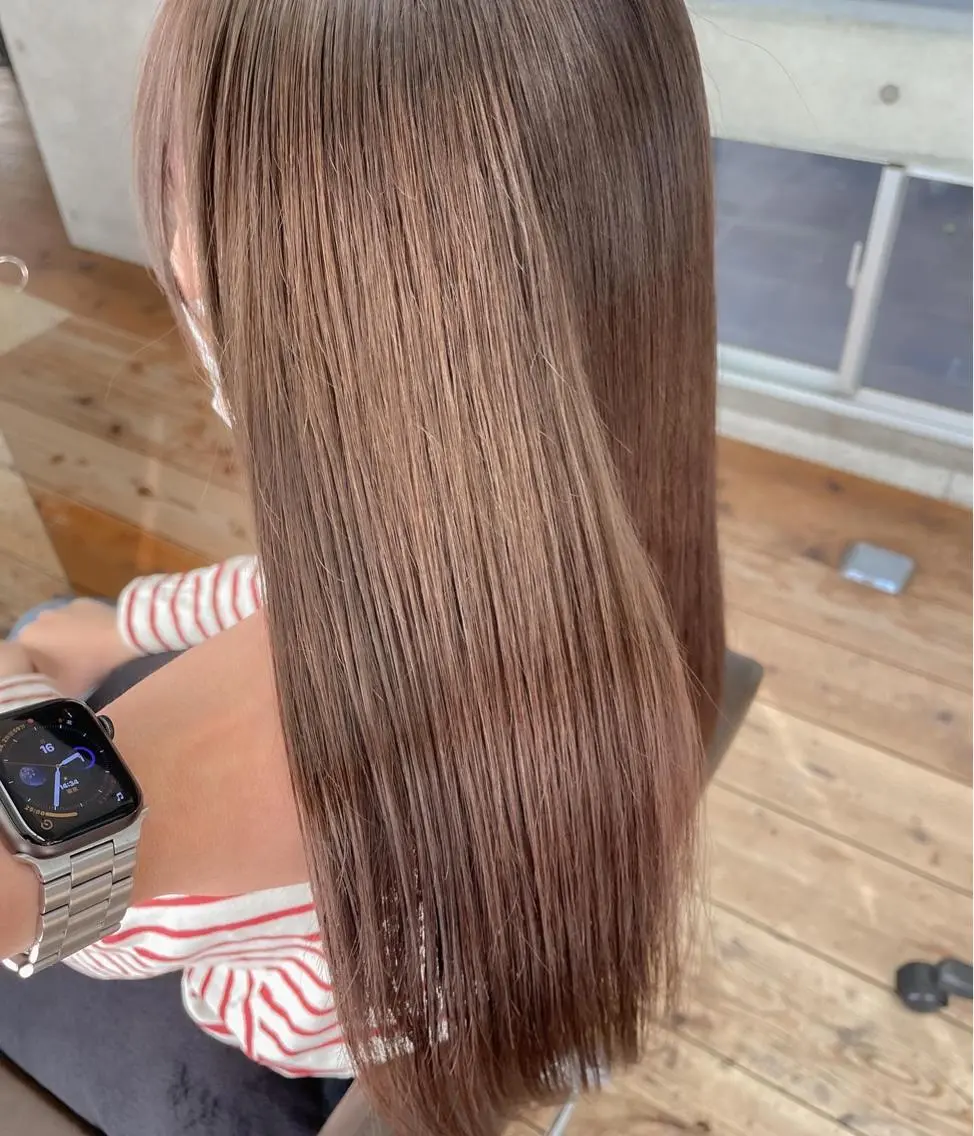 ロング カラー 髪質改善 カット トリートメント ROUTE KOUTAのヘアスタイル