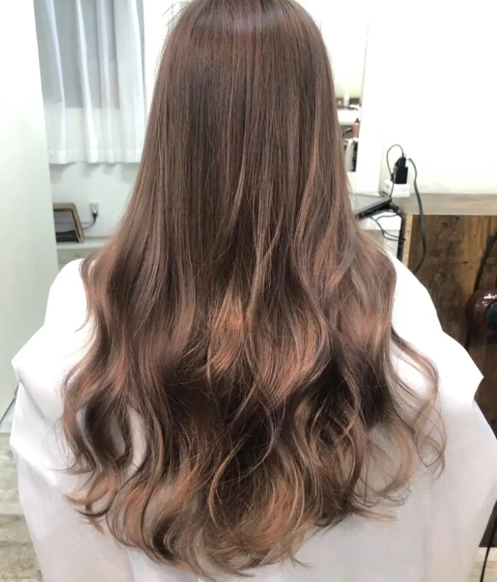 ロング カラー ヘアカラー トリートメント Manager yumi 🍯のヘアスタイル