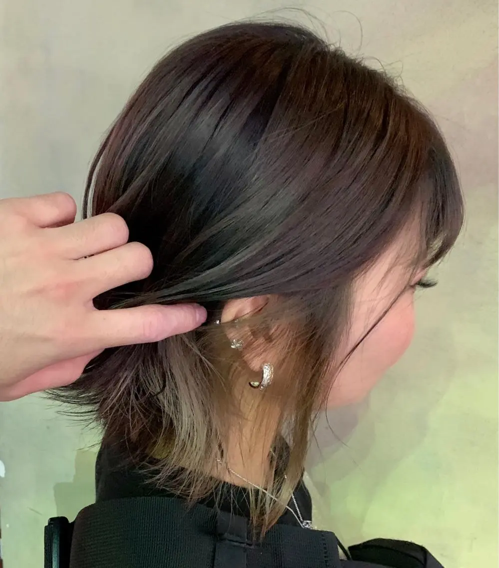 カラー メンズ指名no'1 佐藤　亘のヘアスタイル