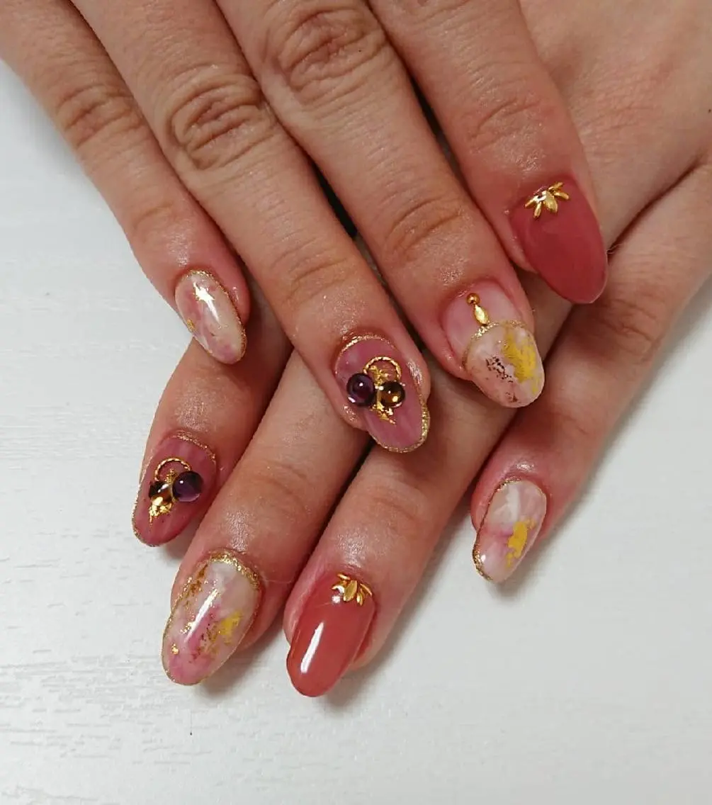 ネイル 大理石ネイル(マーブル) Lilith Nailのネイルデザイン