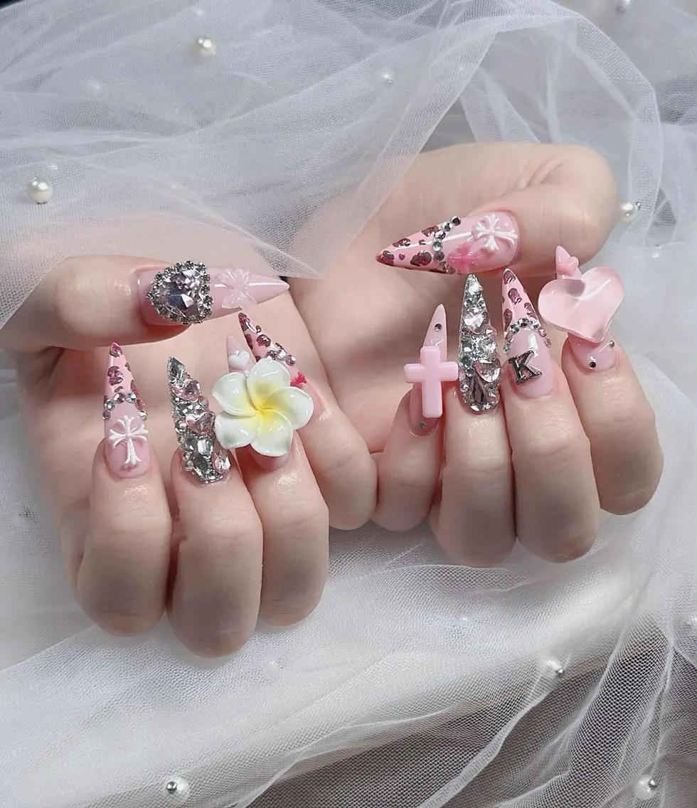 ネイル フレンチネイル ジェルネイル ハロウィン 韓国ネイル マグネットネイル ハンドネイル H.baby Nail Salonのネイルデザイン