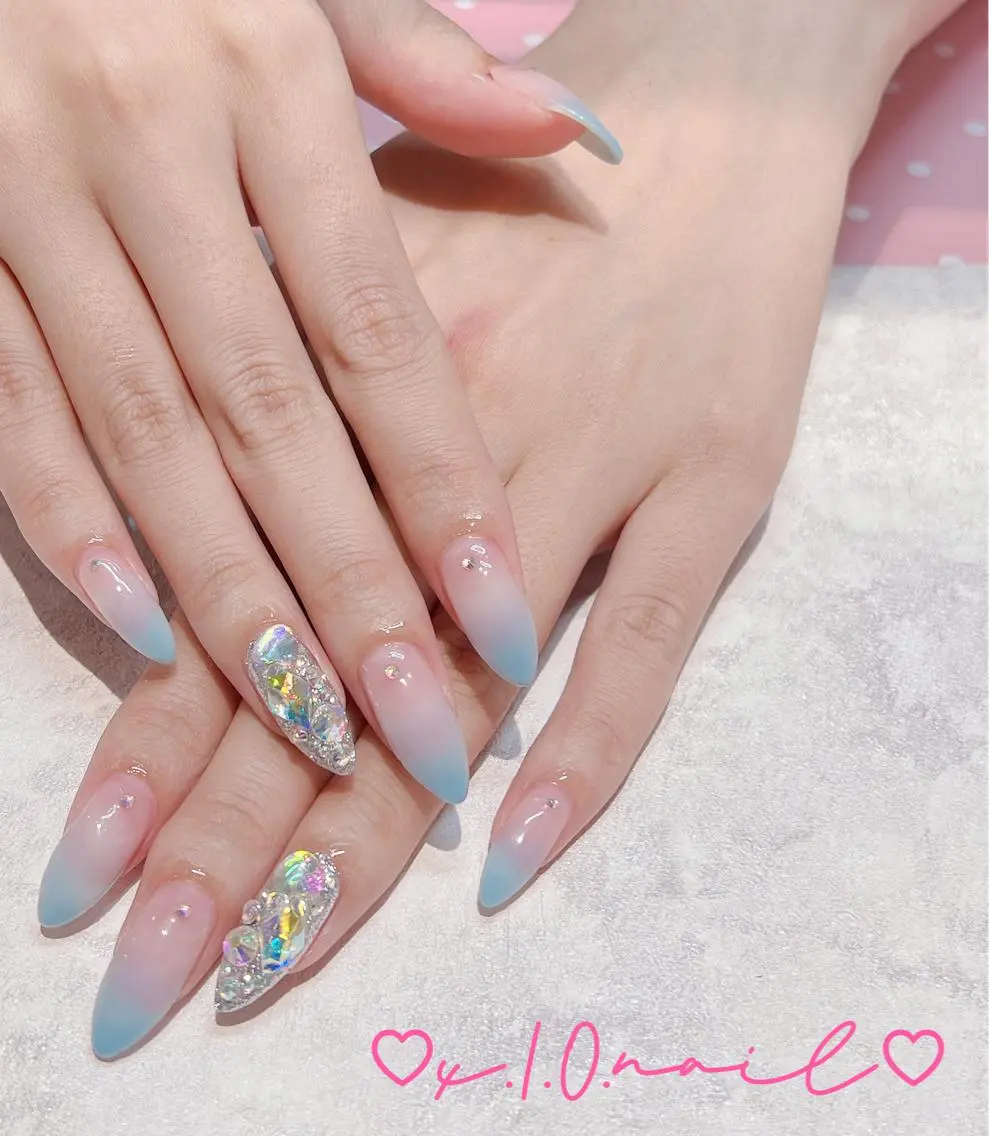 ネイル アニマル柄 アートネイル ニュアンスネイル ネイルチップ ハンドネイル x.1.0.nail ♡Cのネイルデザイン