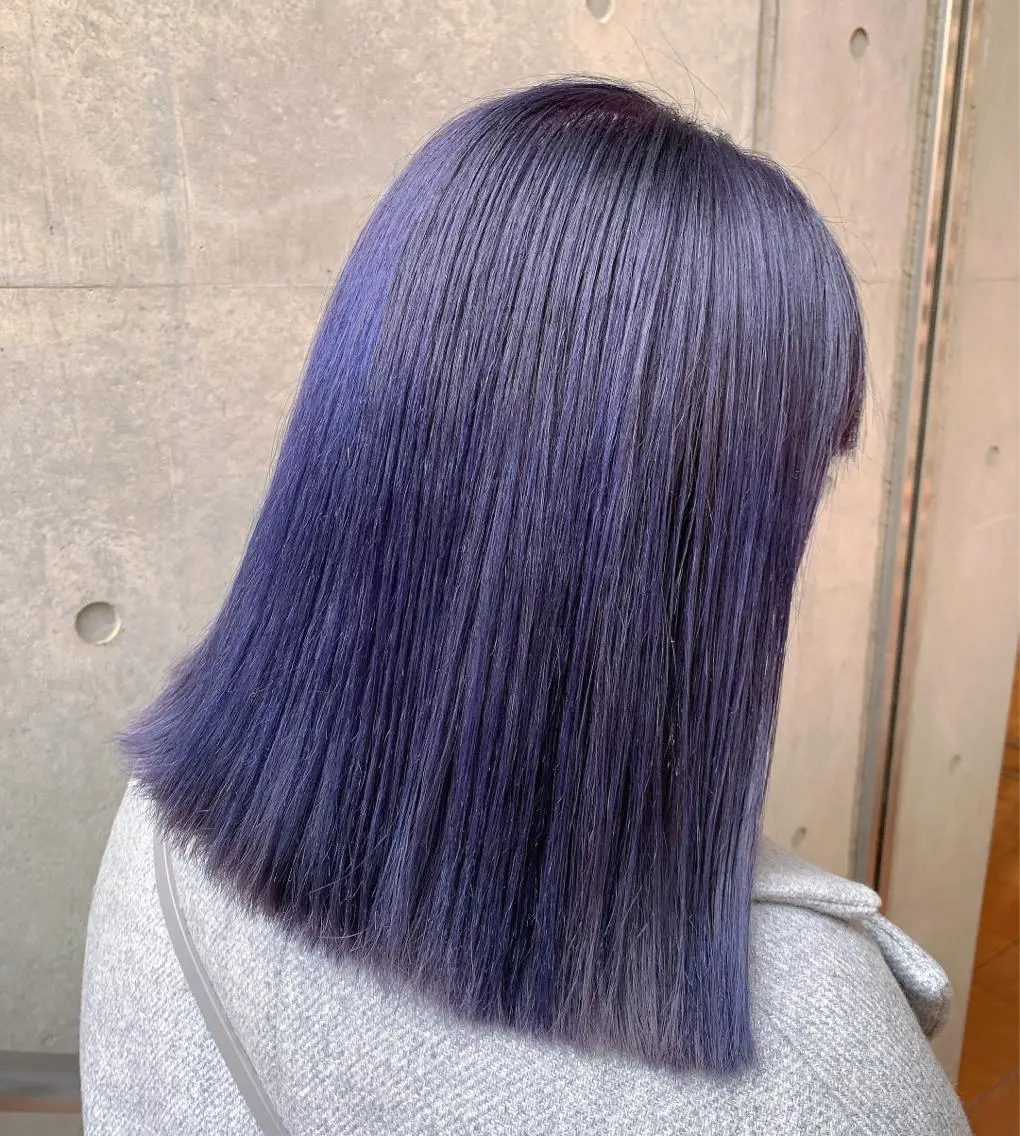 ミディアム カラー box mico. mutsumiのヘアスタイル